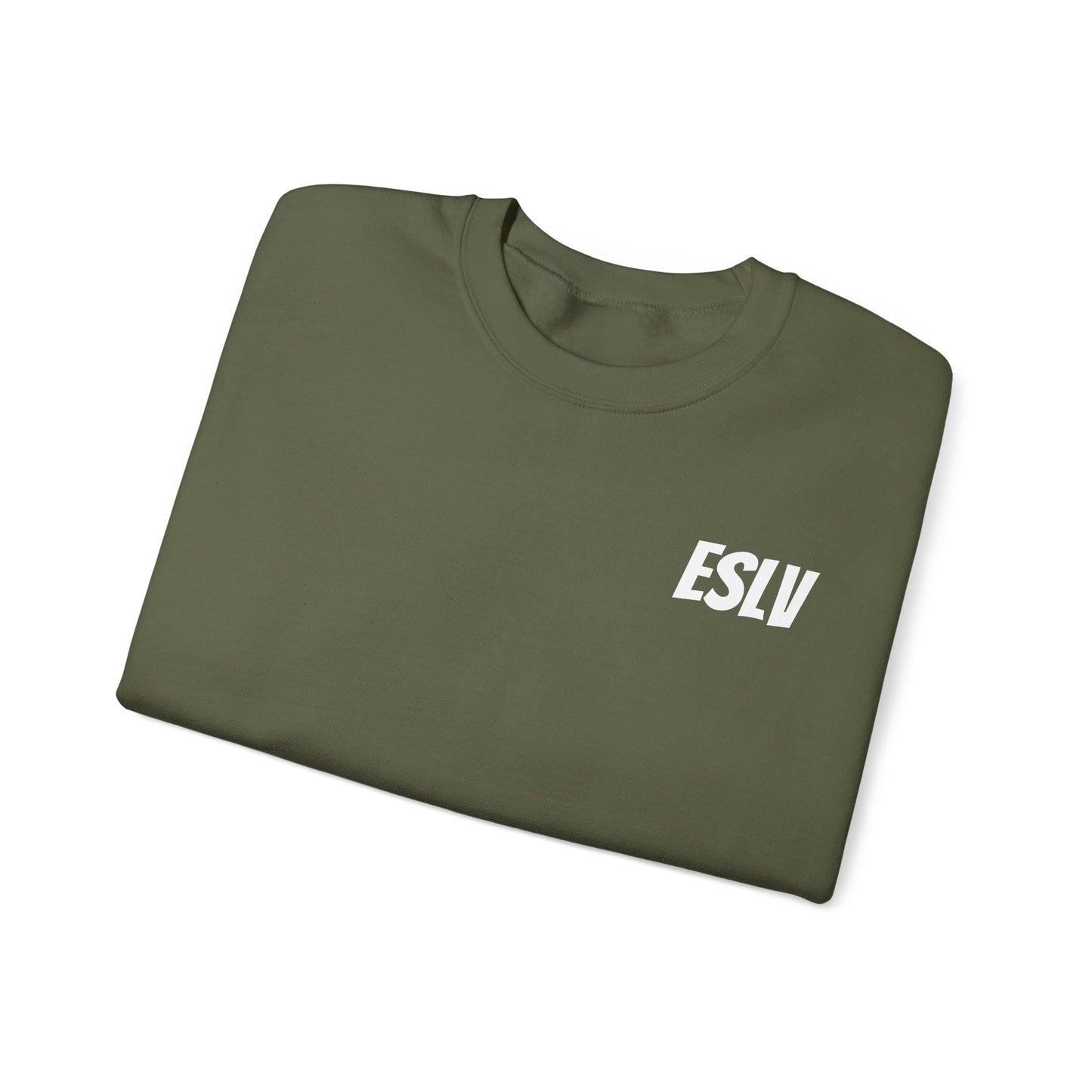 ESLV Crewneck Sweatshirt – Minimal Logo Black Pullover