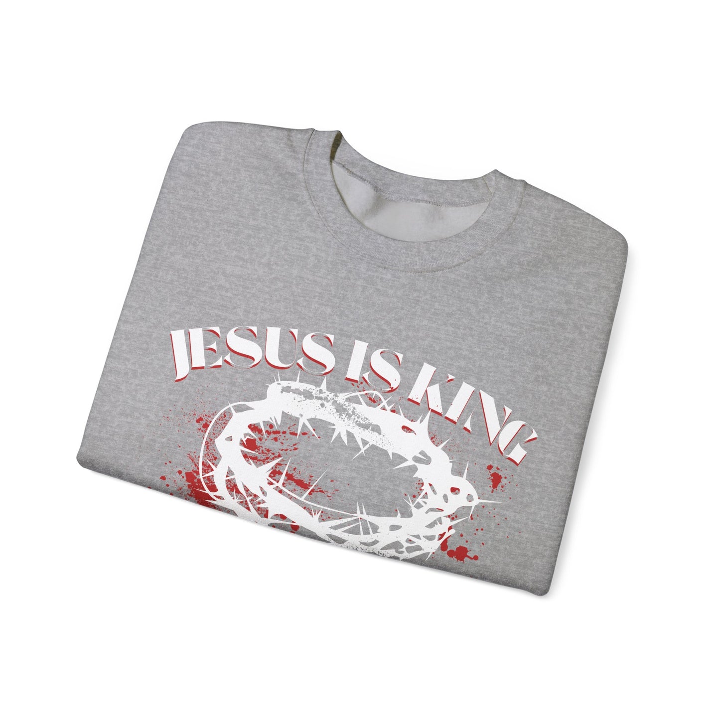 Jesus Skank Crewneck Sweatshirt — Distressed Band-Style Graphic