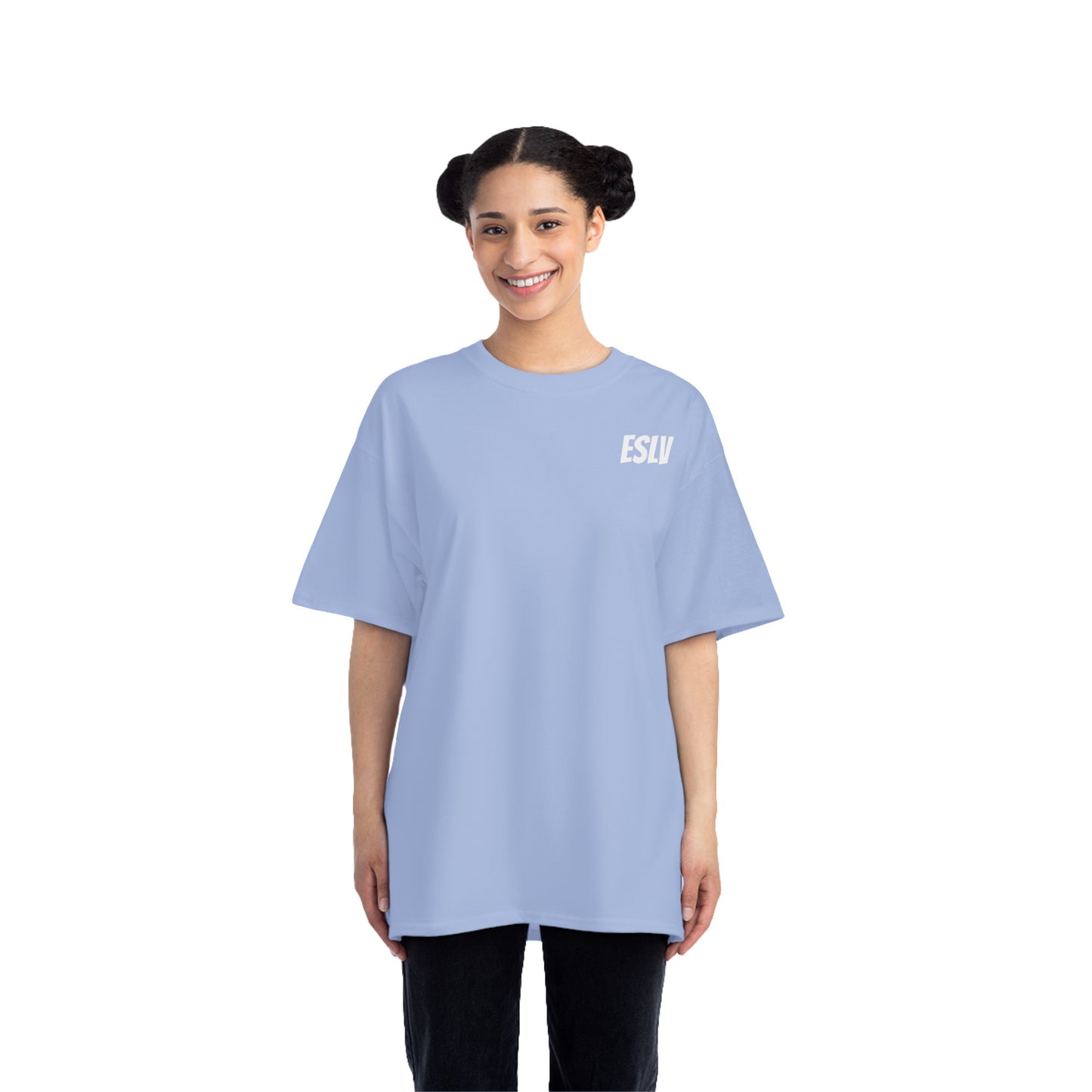 "Beefy-T® ESLV" White Baby Logo T-Shirt