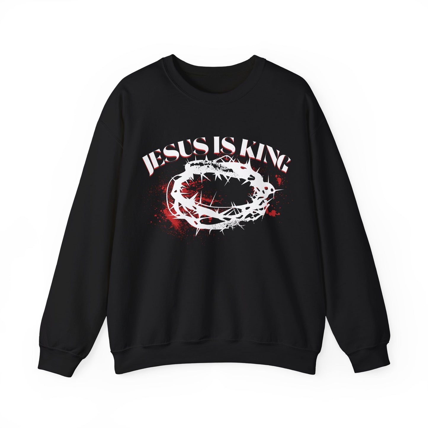 Jesus Skank Crewneck Sweatshirt — Distressed Band-Style Graphic