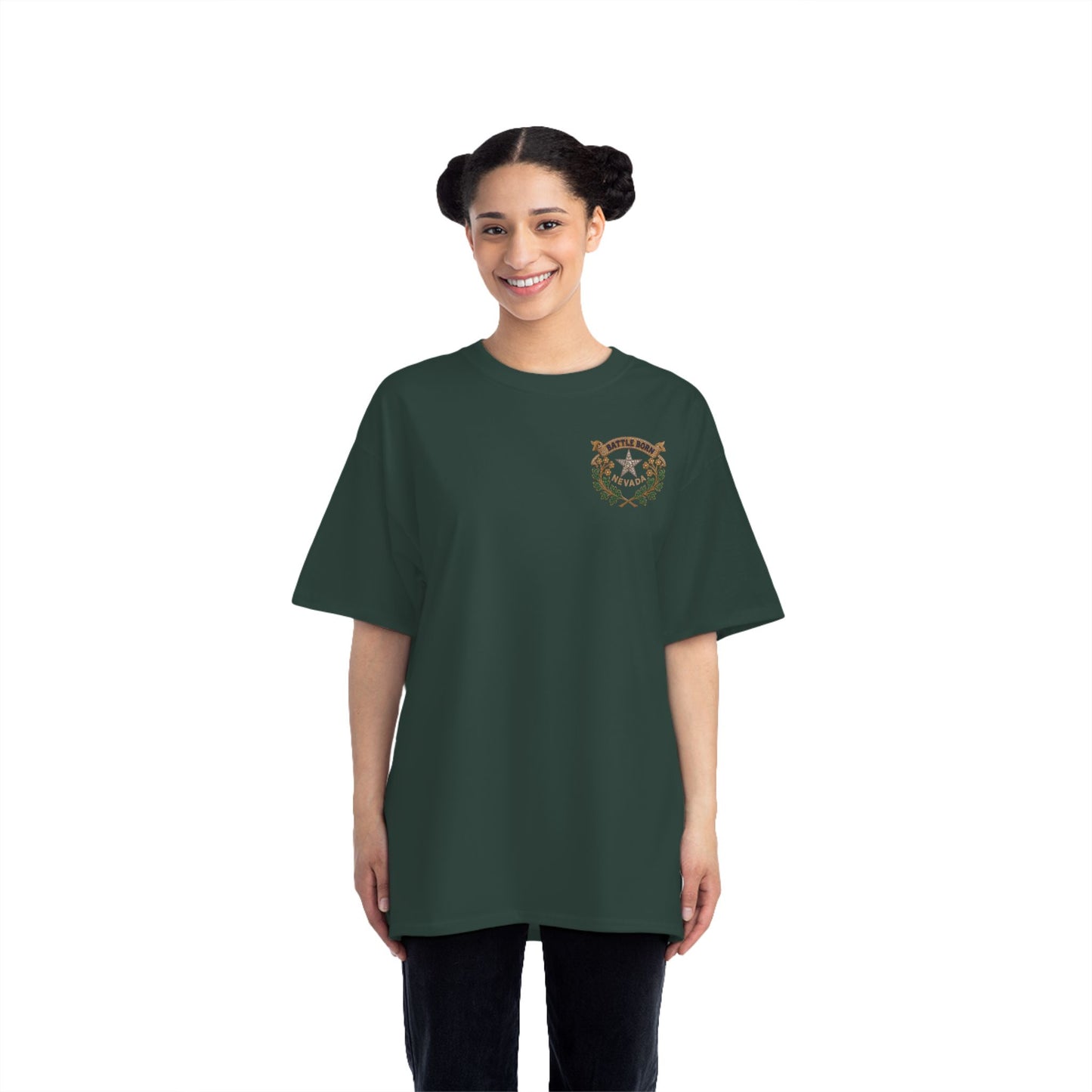 "Beefy-T® Battle Born Crest" T-Shirt