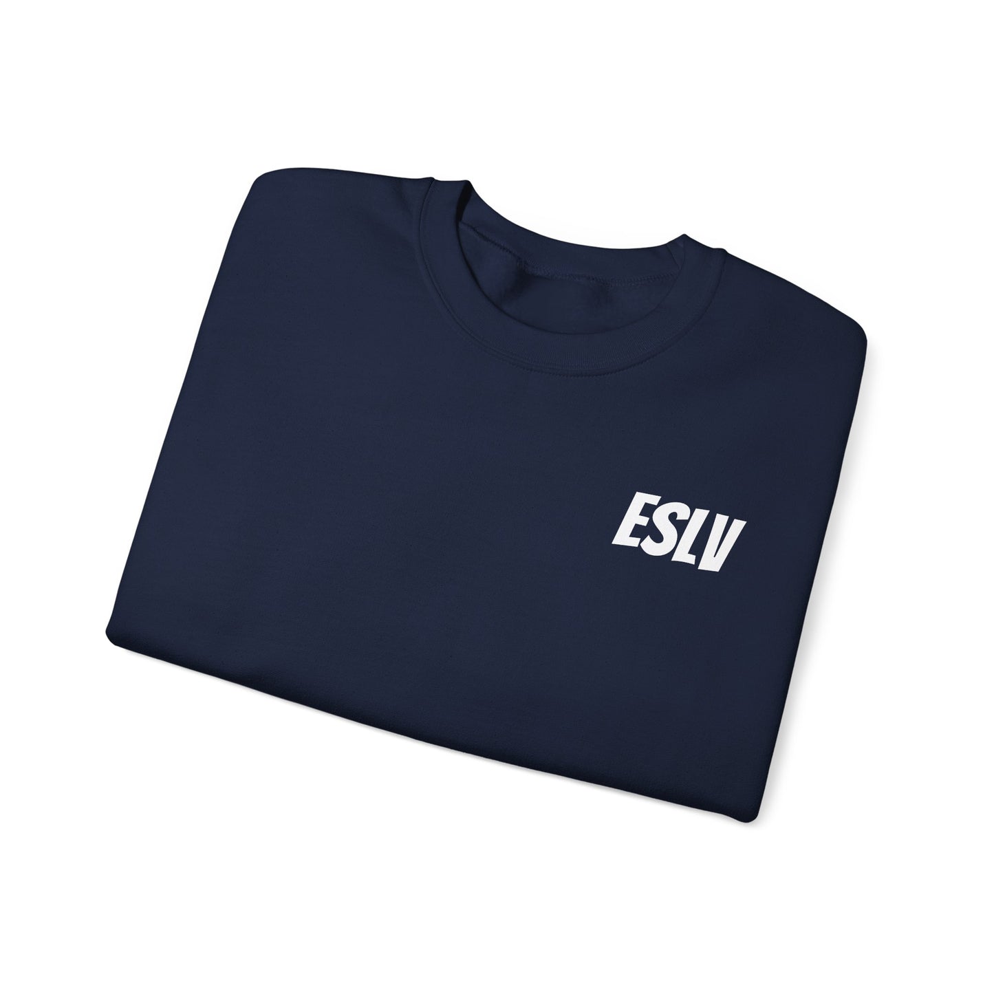 ESLV Crewneck Sweatshirt – Minimal Logo Black Pullover
