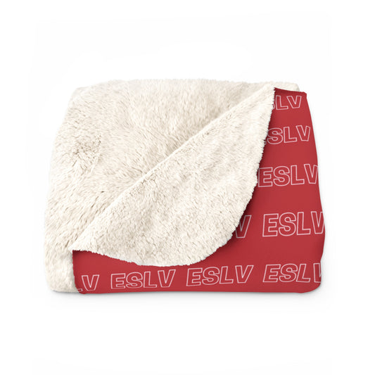 "ESLV" Cozy Sherpa Fleece Blanket
