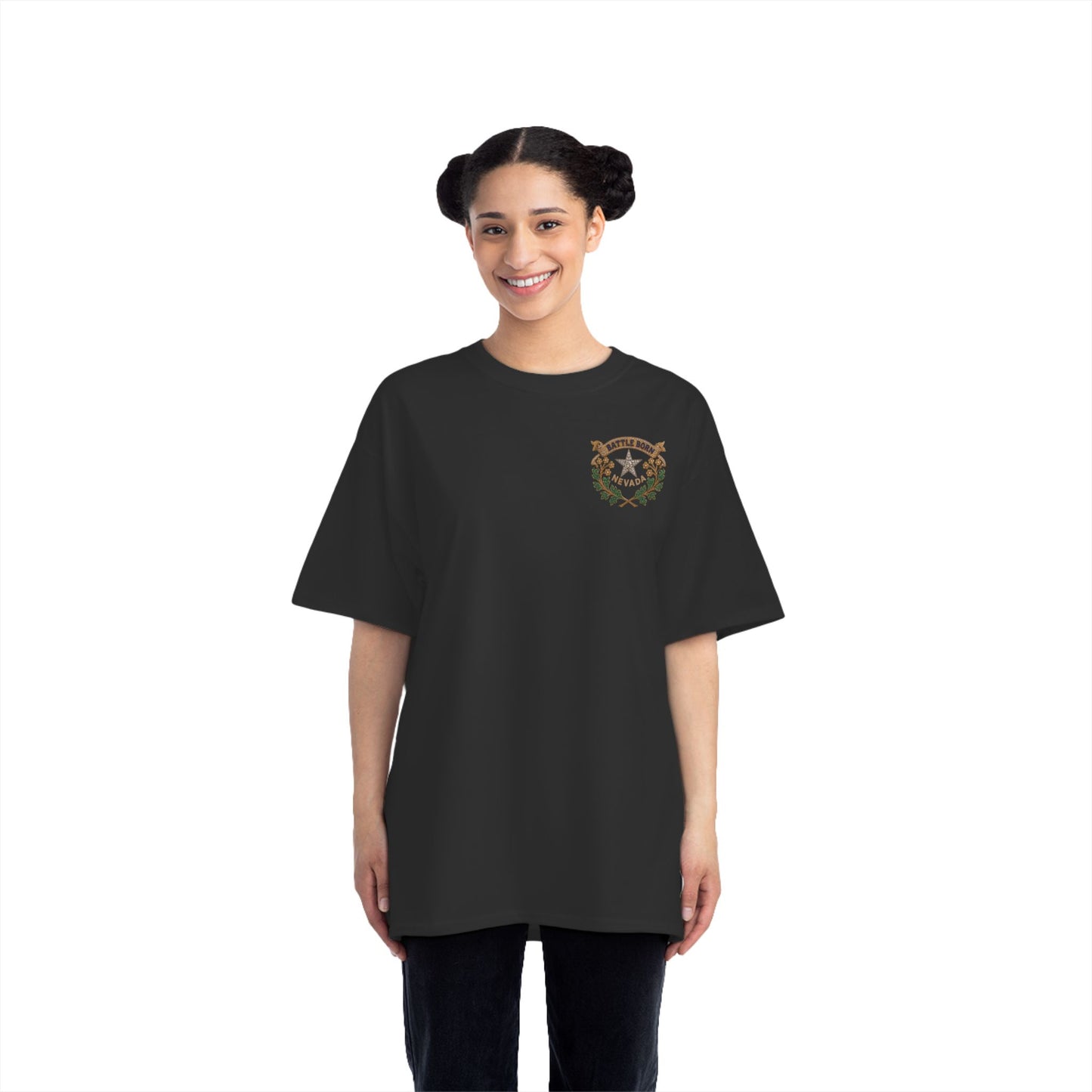 "Beefy-T® Battle Born Crest" T-Shirt