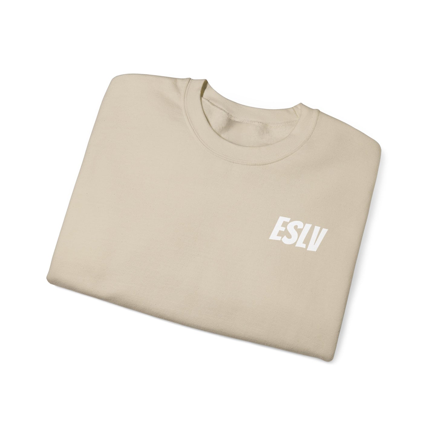 ESLV Crewneck Sweatshirt – Minimal Logo Black Pullover