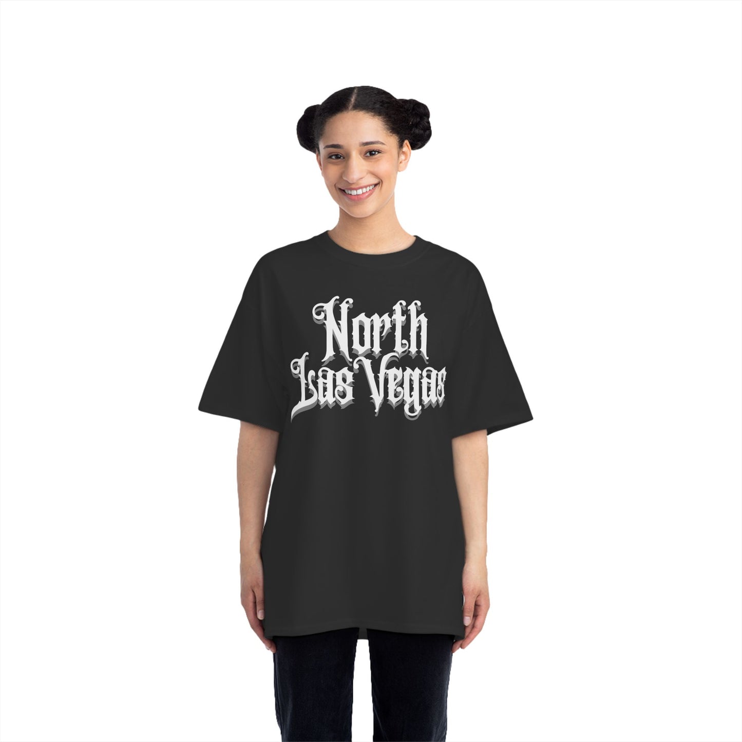 "Beefy-T® White North Las Vegas" T-Shirt
