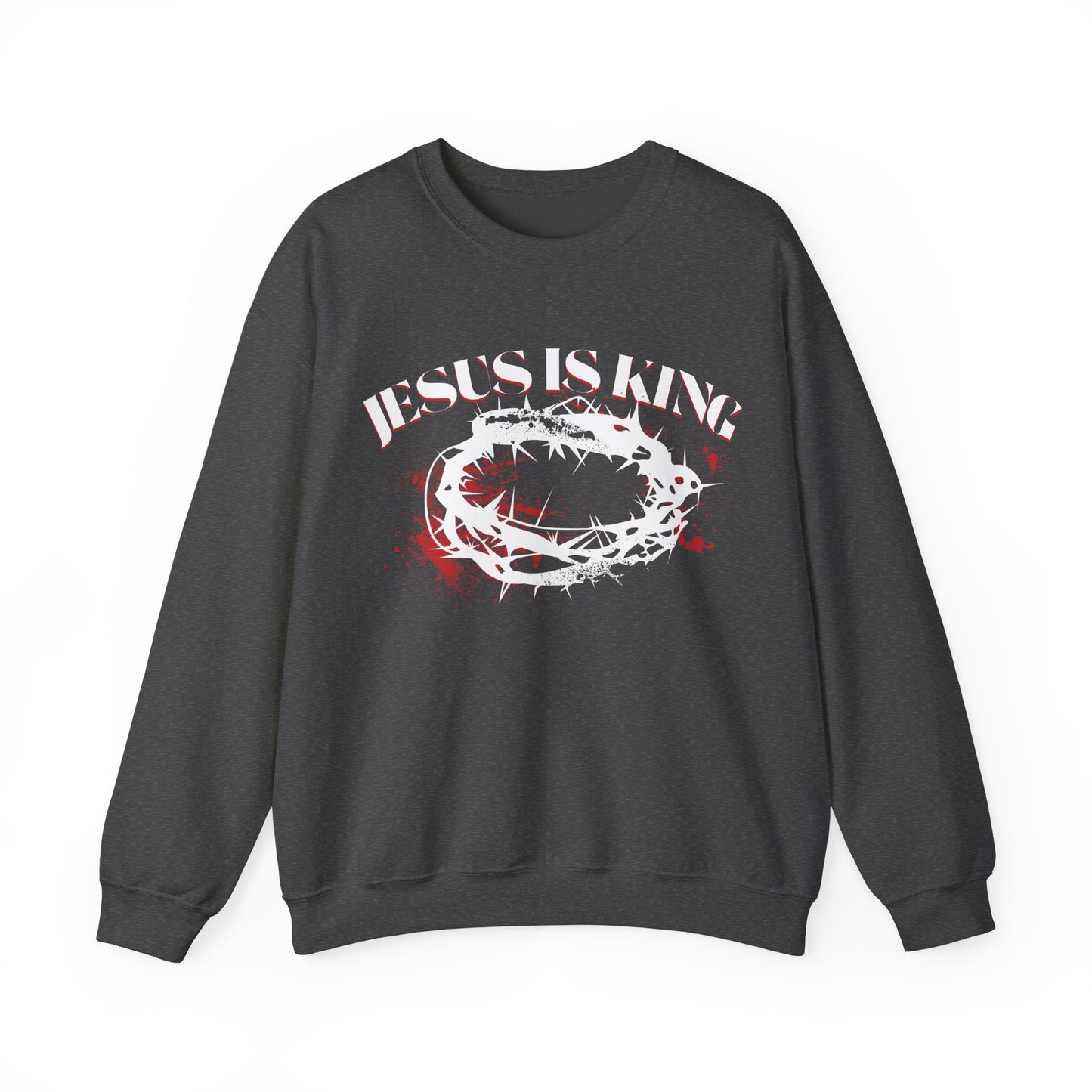 Jesus Skank Crewneck Sweatshirt — Distressed Band-Style Graphic