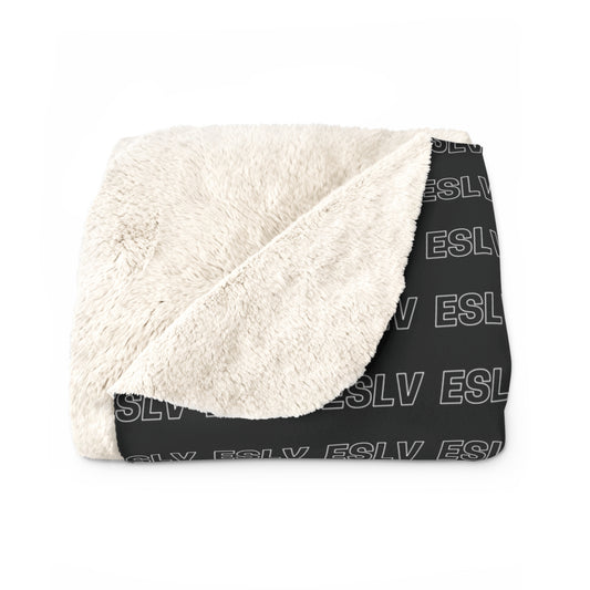 "ESLV" Cozy Sherpa Fleece Blanket