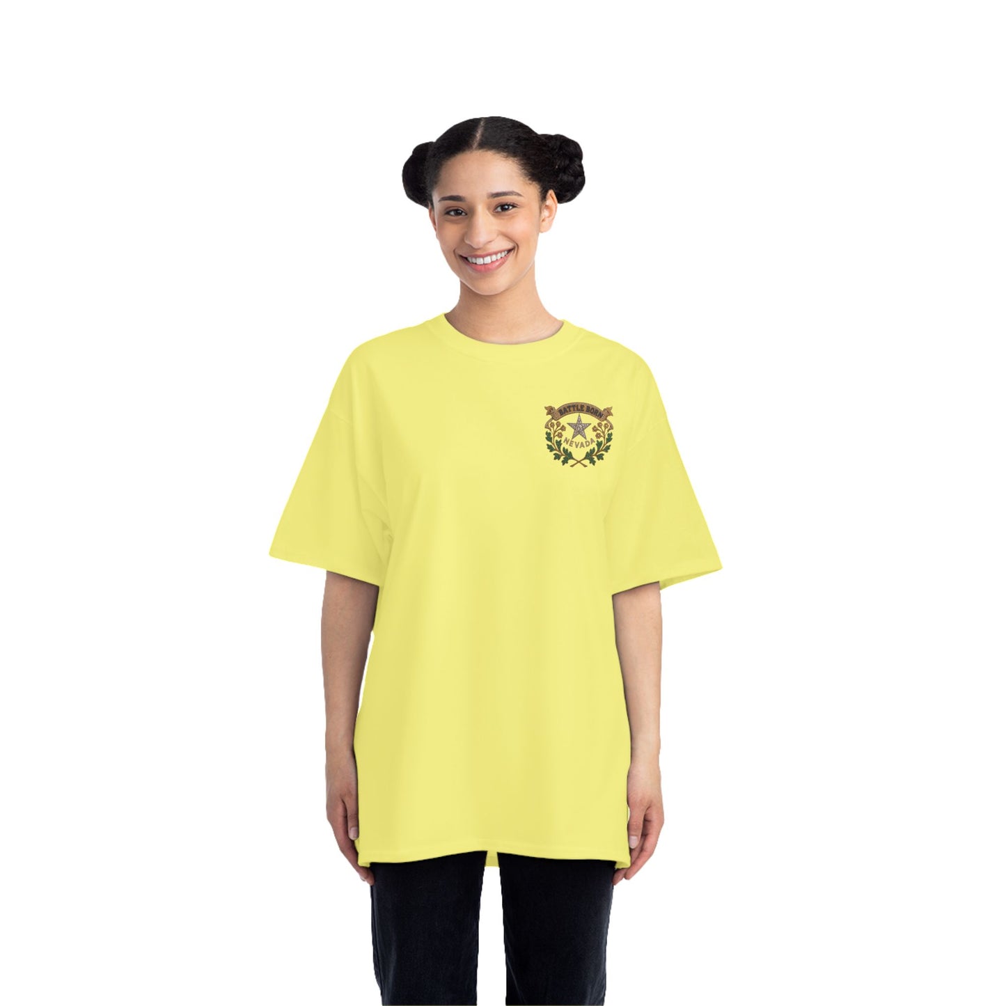 "Beefy-T® Battle Born Crest" T-Shirt