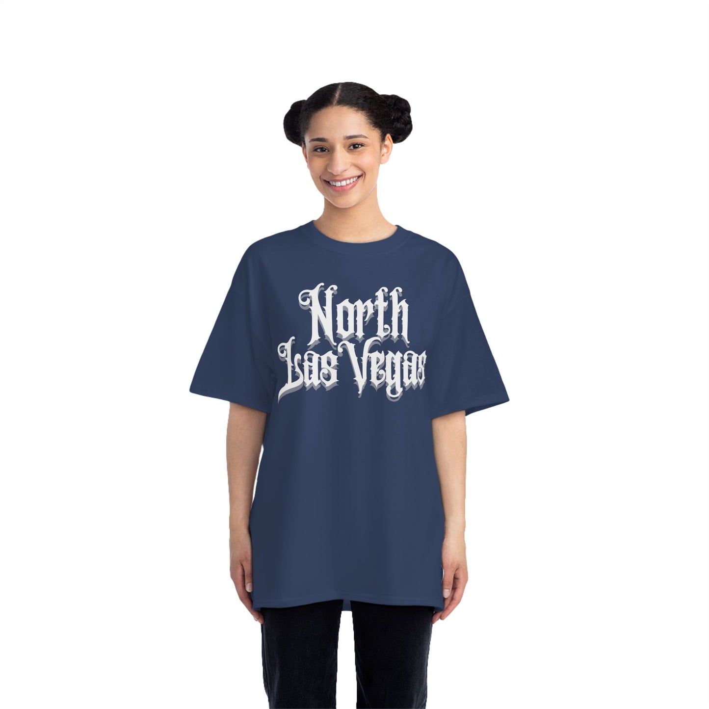 "Beefy-T® White North Las Vegas" T-Shirt