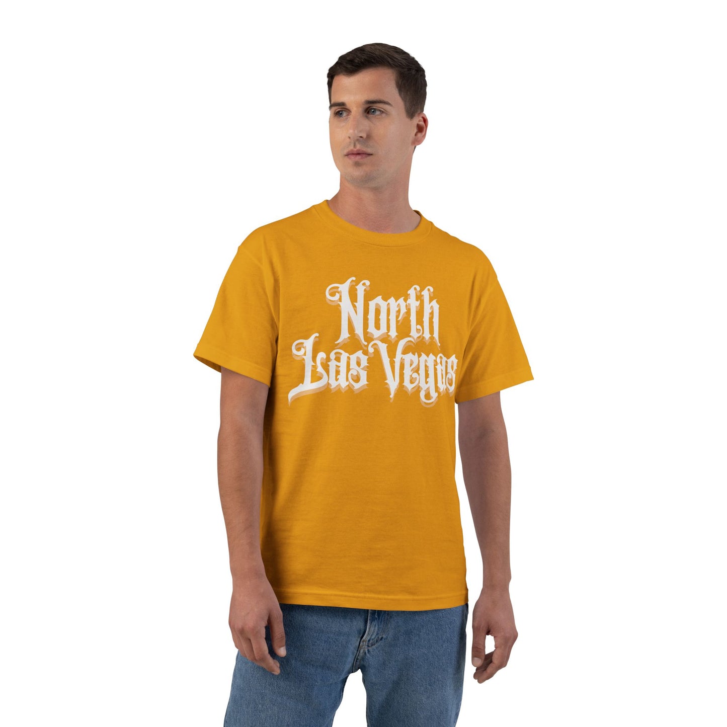 "Beefy-T® White North Las Vegas" T-Shirt
