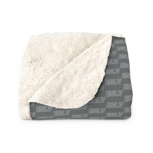"ESLV"  Cozy Sherpa Fleece Blanket