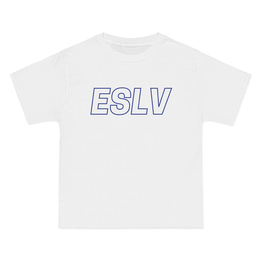 "Beefy-T® ESLV" Blue Logo T-Shirt