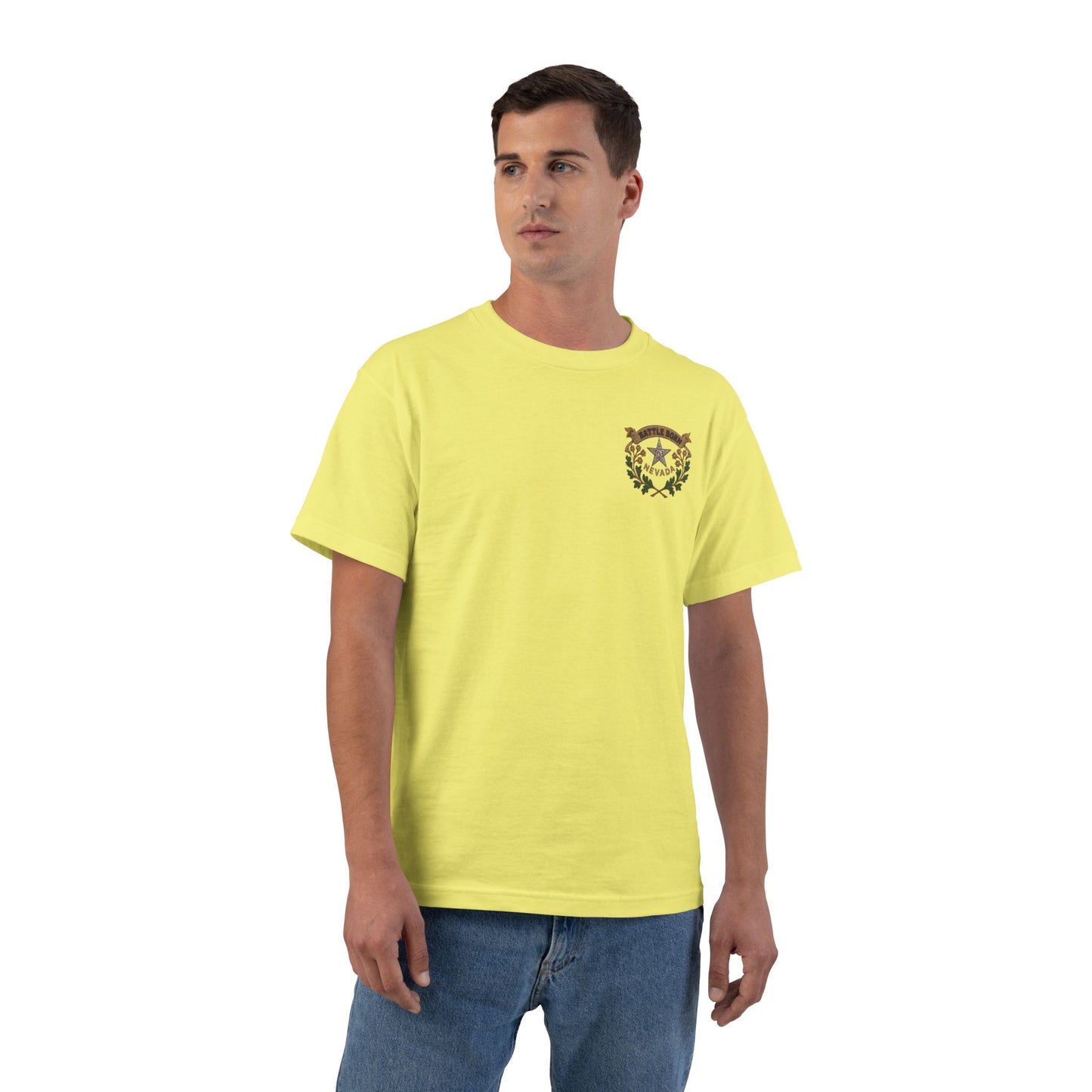 "Beefy-T® Battle Born Crest" T-Shirt