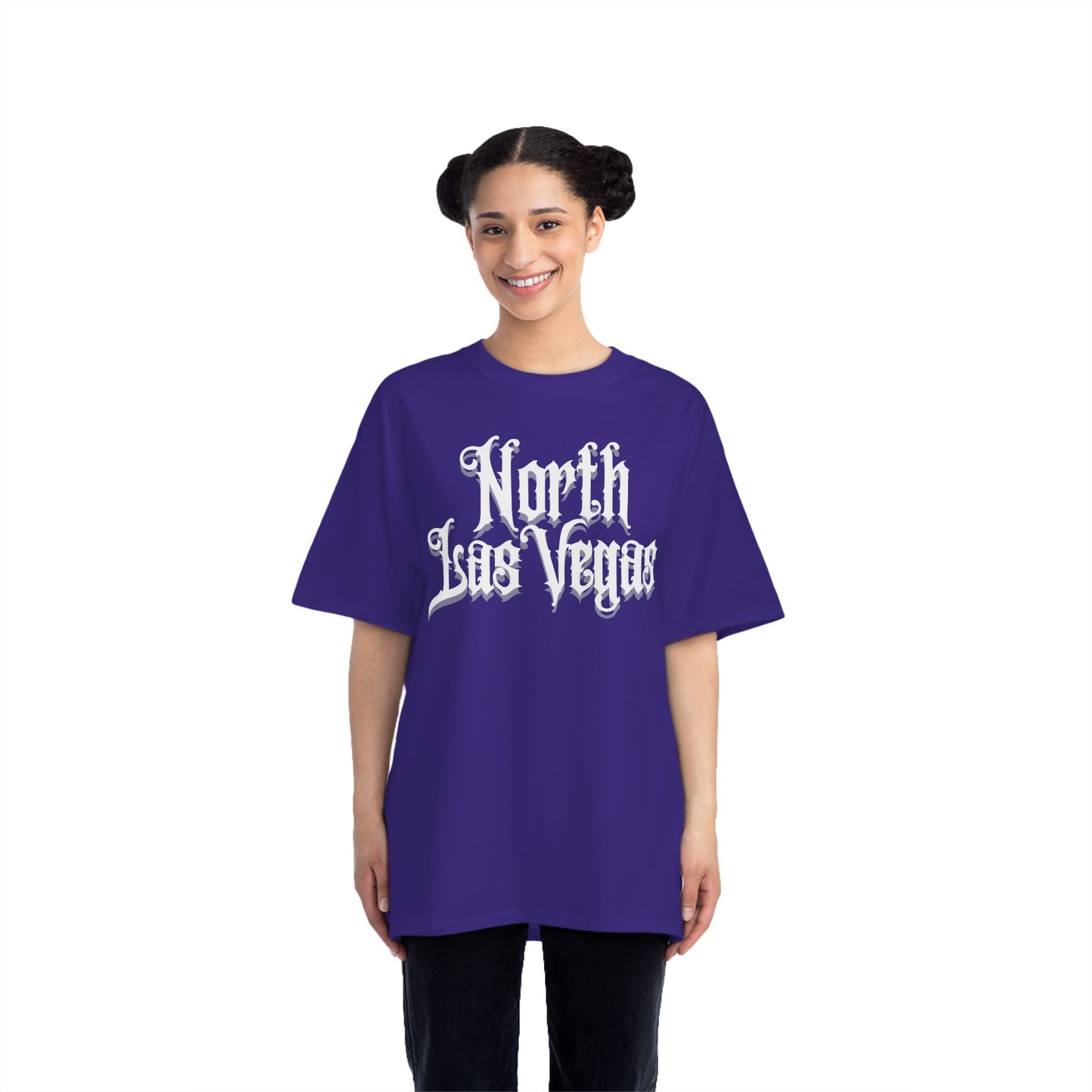 "Beefy-T® White North Las Vegas" T-Shirt