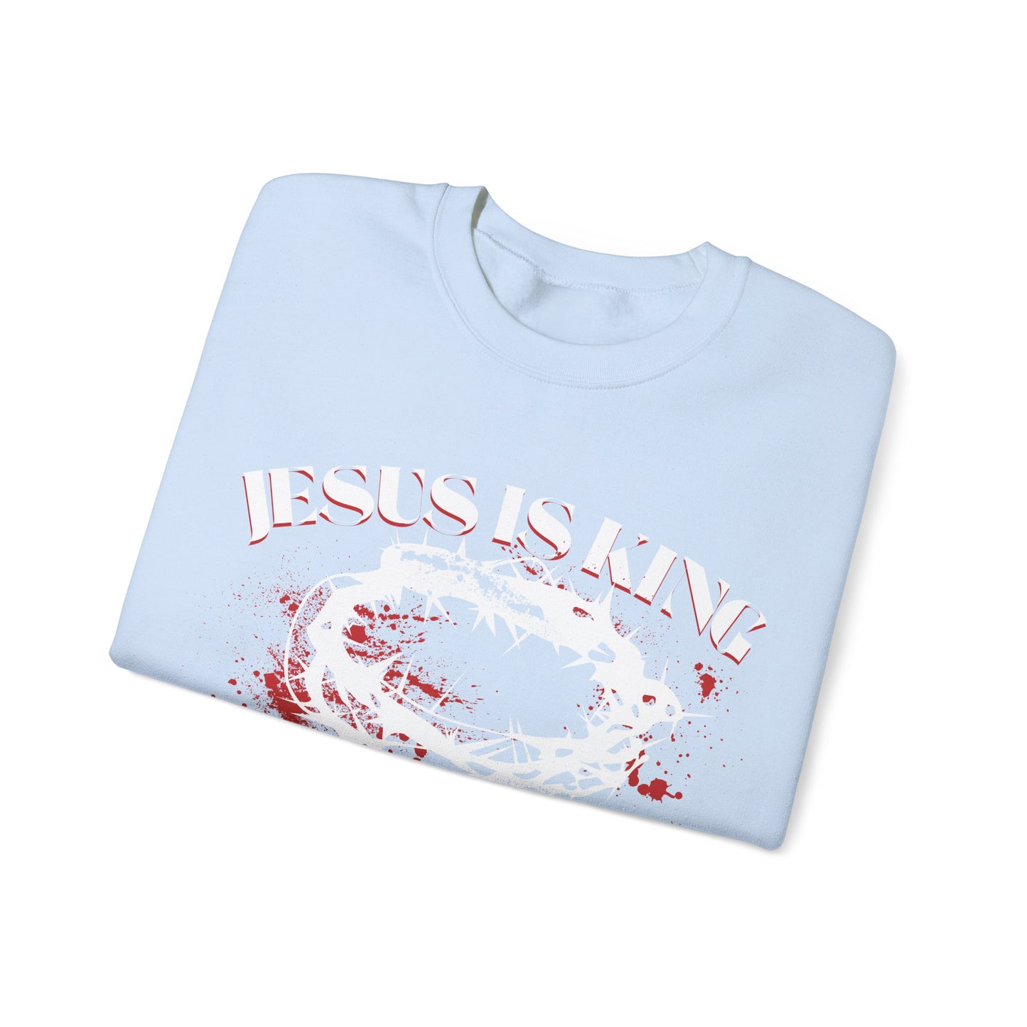 Jesus Skank Crewneck Sweatshirt — Distressed Band-Style Graphic