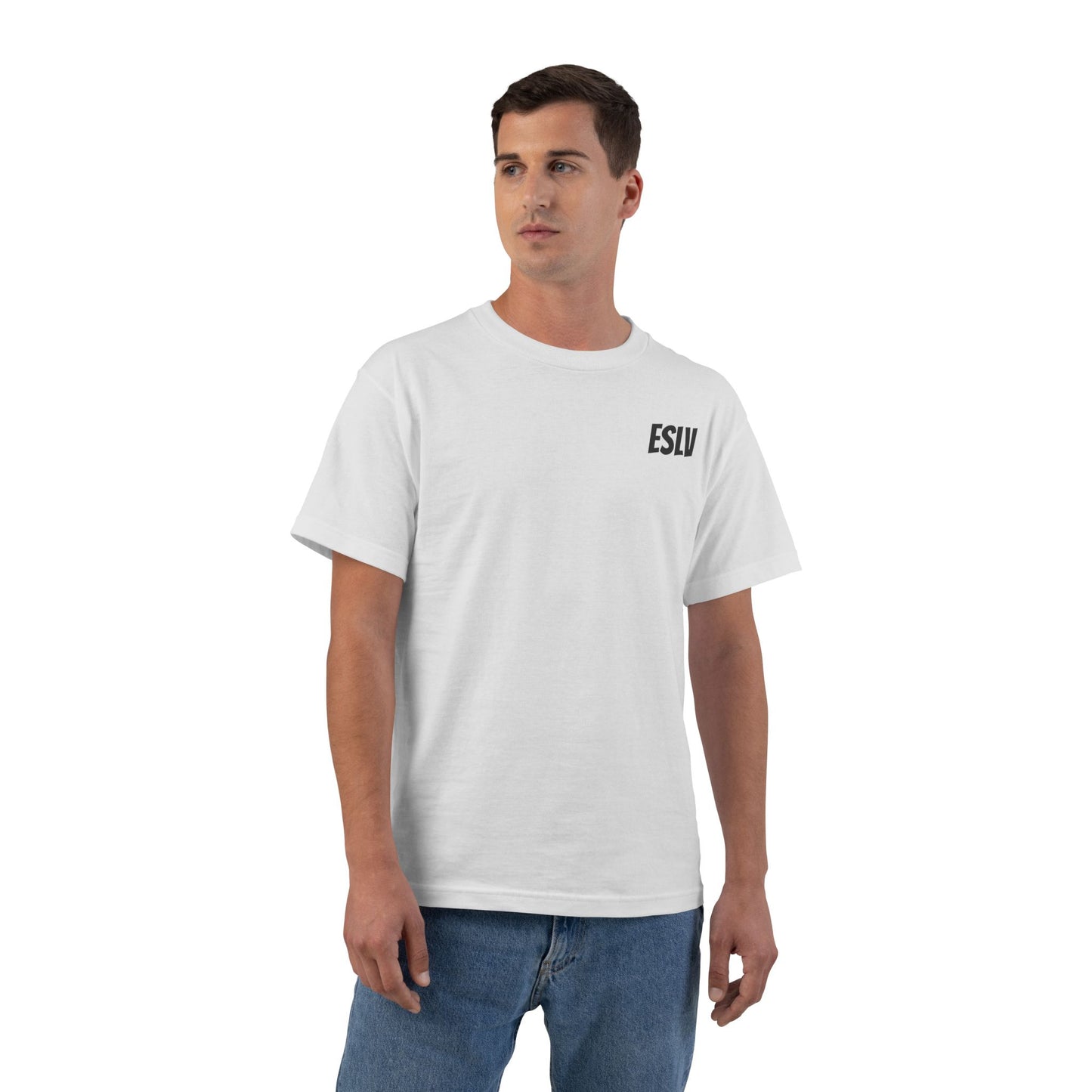 "Beefy-T® ESLV" Black Baby Logo T-Shirt