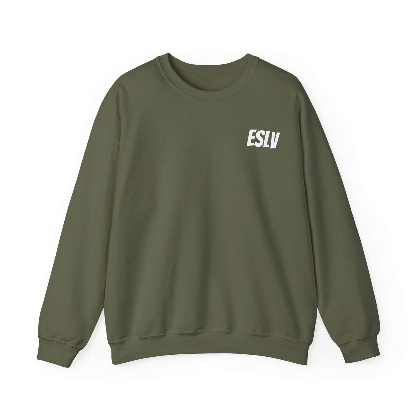 ESLV Crewneck Sweatshirt – Minimal Logo Black Pullover