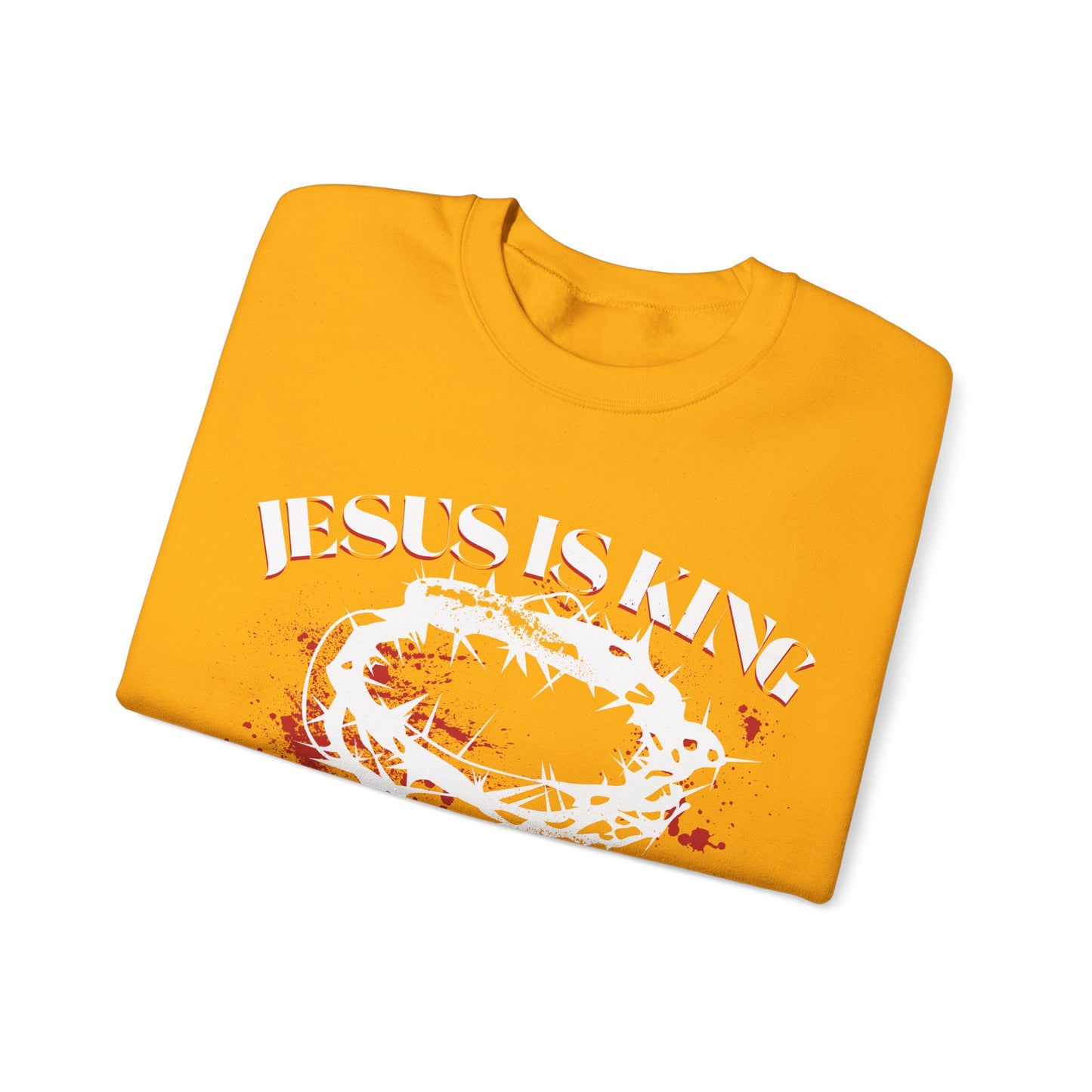 Jesus Skank Crewneck Sweatshirt — Distressed Band-Style Graphic
