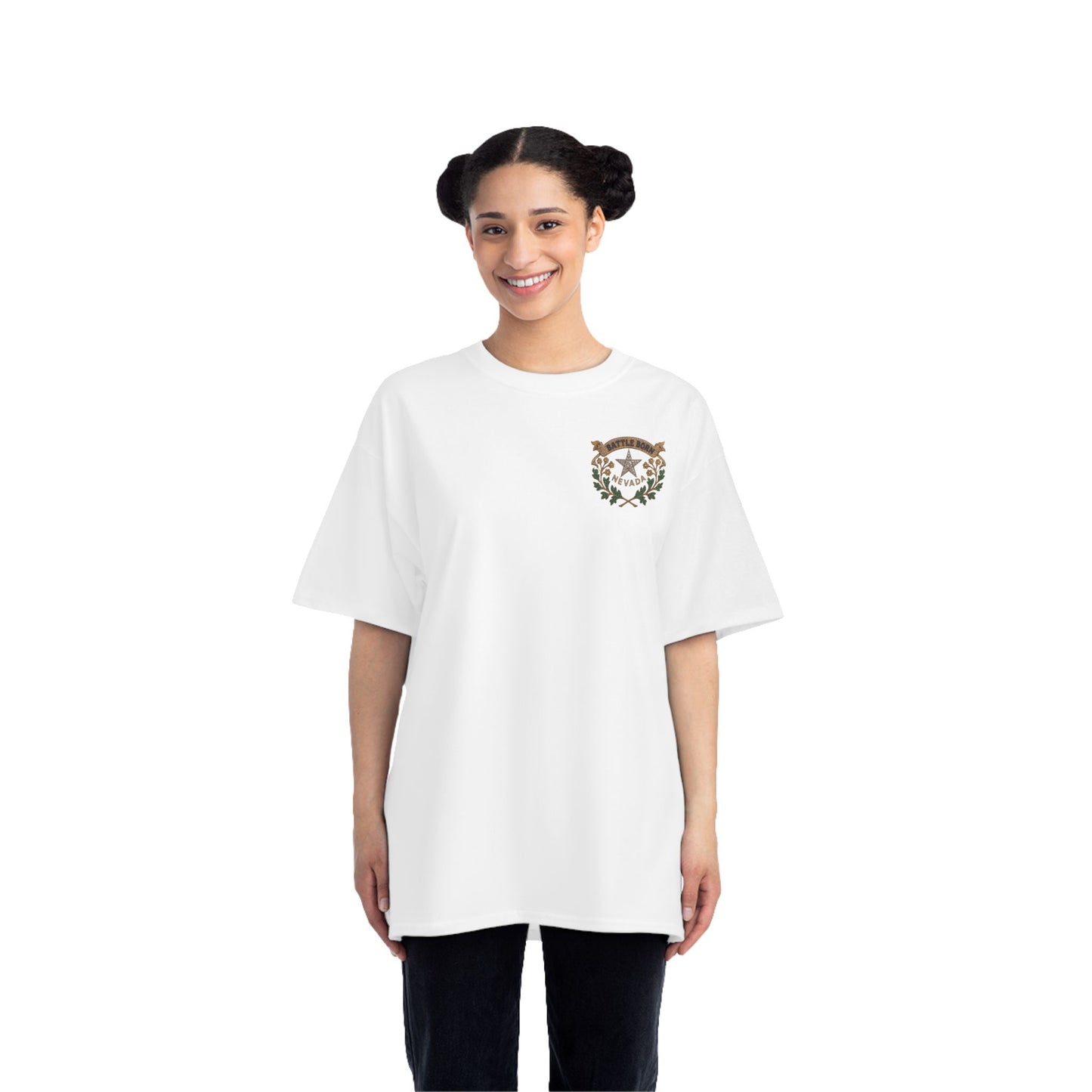 "Beefy-T® Battle Born Crest" T-Shirt