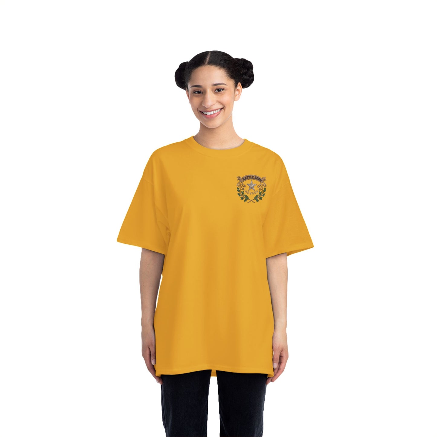 "Beefy-T® Battle Born Crest" T-Shirt
