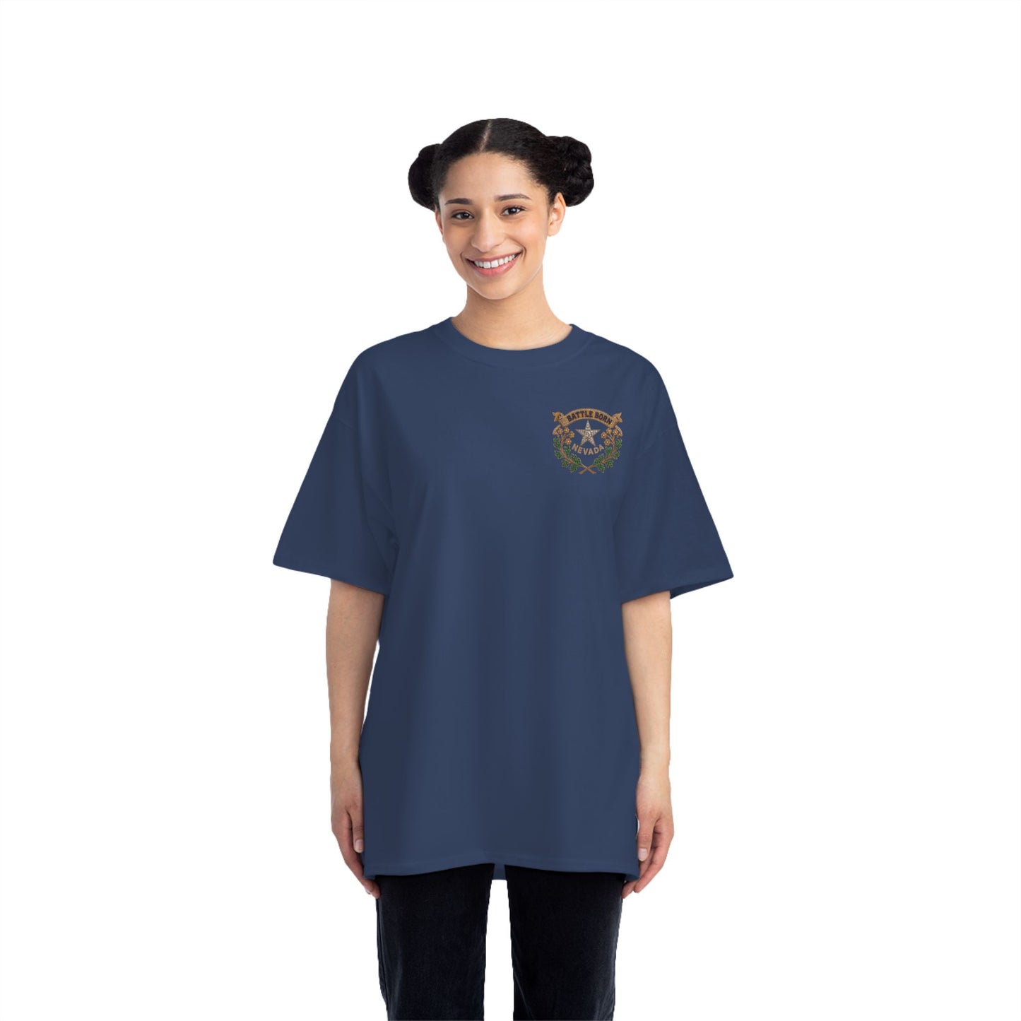 "Beefy-T® Battle Born Crest" T-Shirt