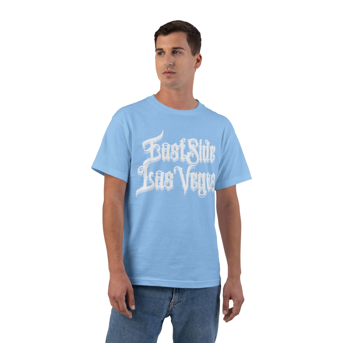 "Beefy-T® White East Side Las Vegas" T-Shirt
