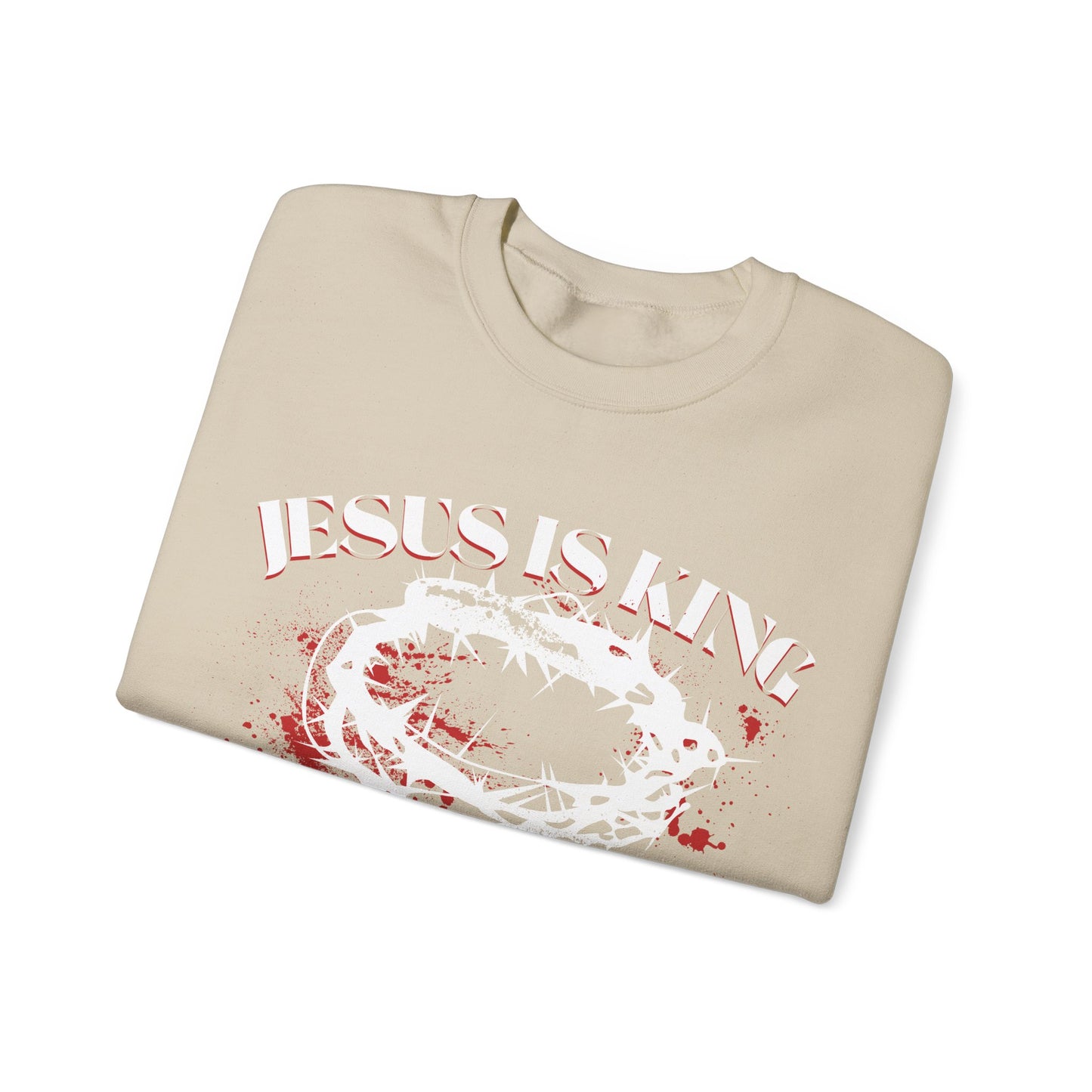 Jesus Skank Crewneck Sweatshirt — Distressed Band-Style Graphic