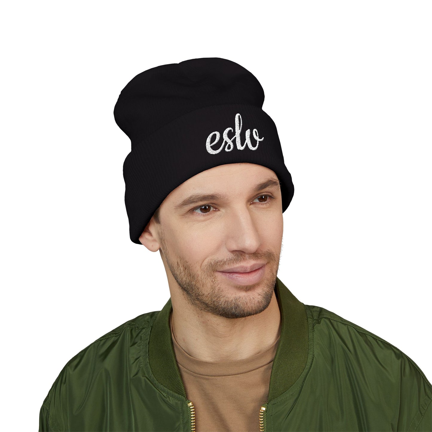 "ESLV" Embroidery Beanie