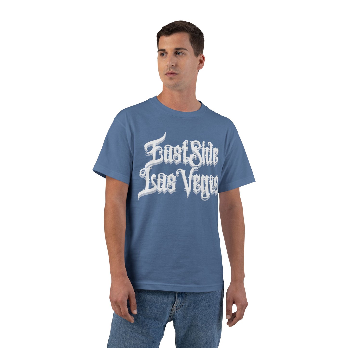 "Beefy-T® White East Side Las Vegas" T-Shirt