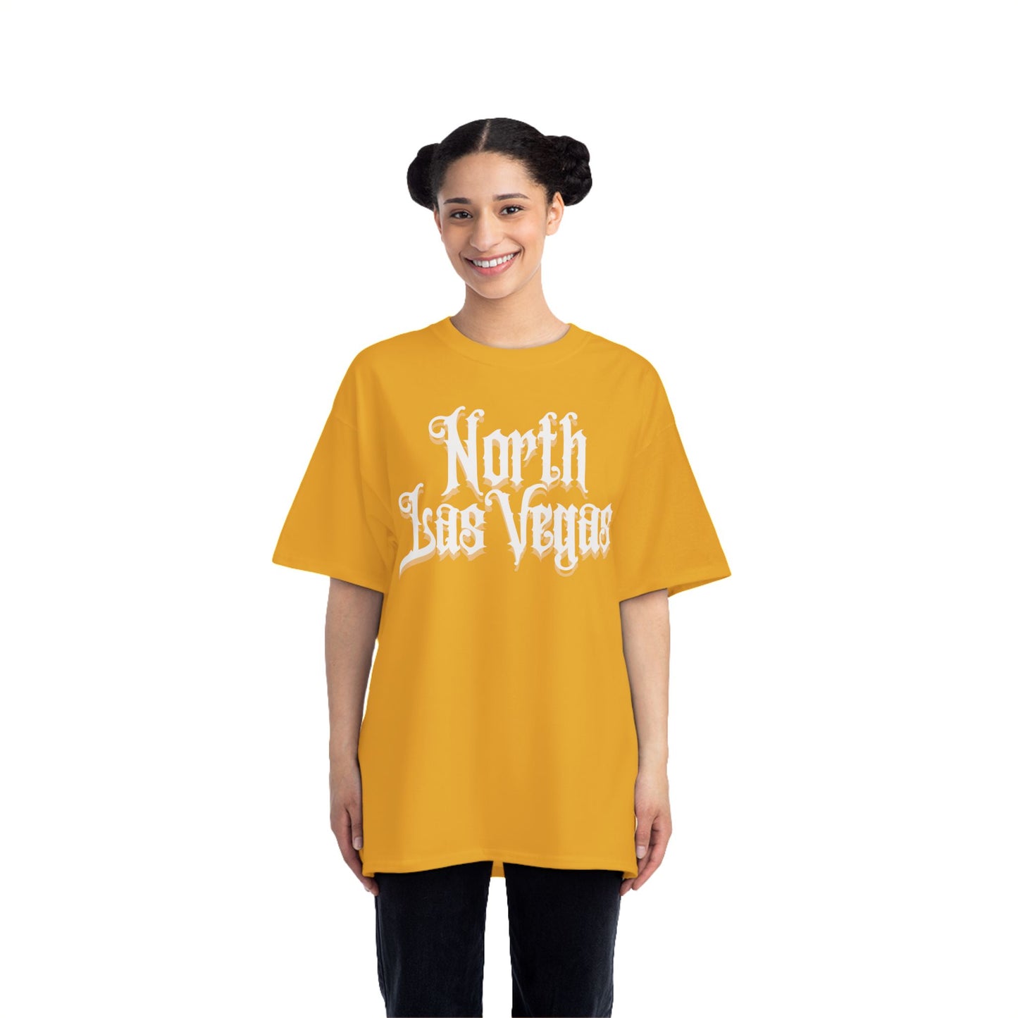 "Beefy-T® White North Las Vegas" T-Shirt