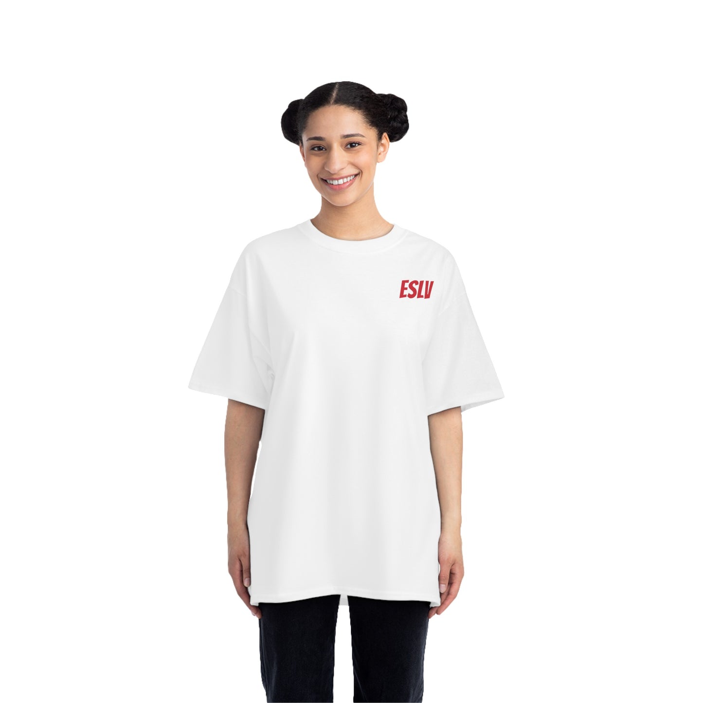 "Beefy-T® ESLV" Red Baby Logo T-Shirt