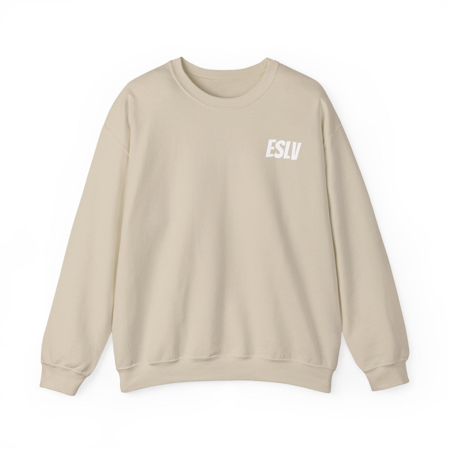 ESLV Crewneck Sweatshirt – Minimal Logo Black Pullover