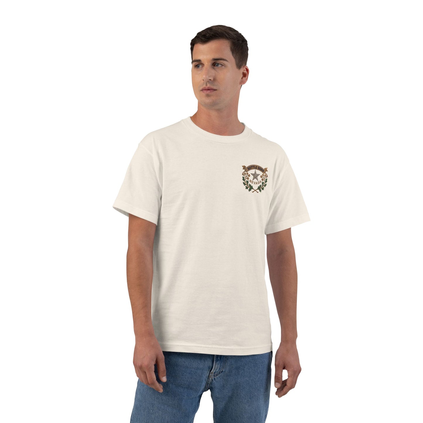 "Beefy-T® Battle Born Crest" T-Shirt