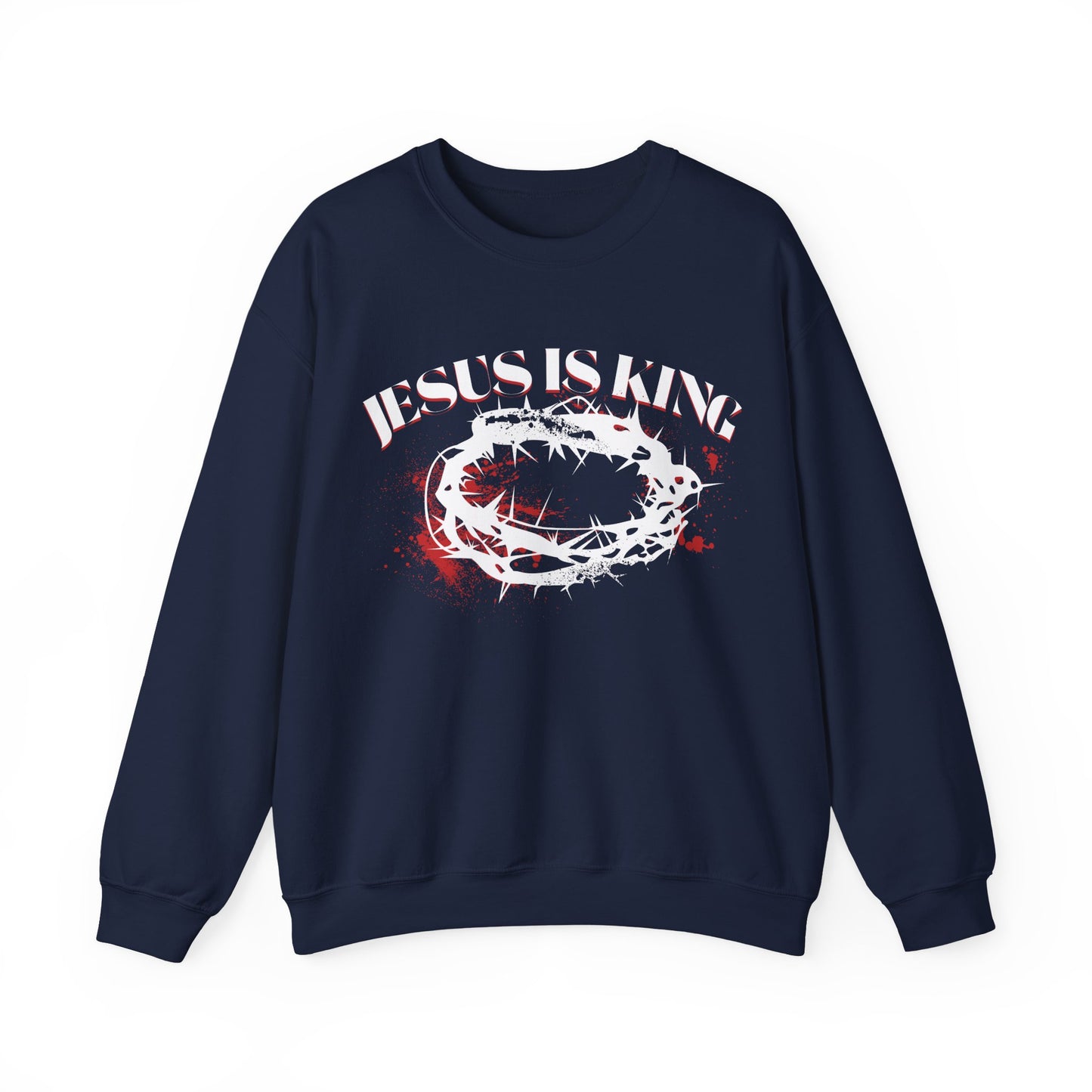 Jesus Skank Crewneck Sweatshirt — Distressed Band-Style Graphic