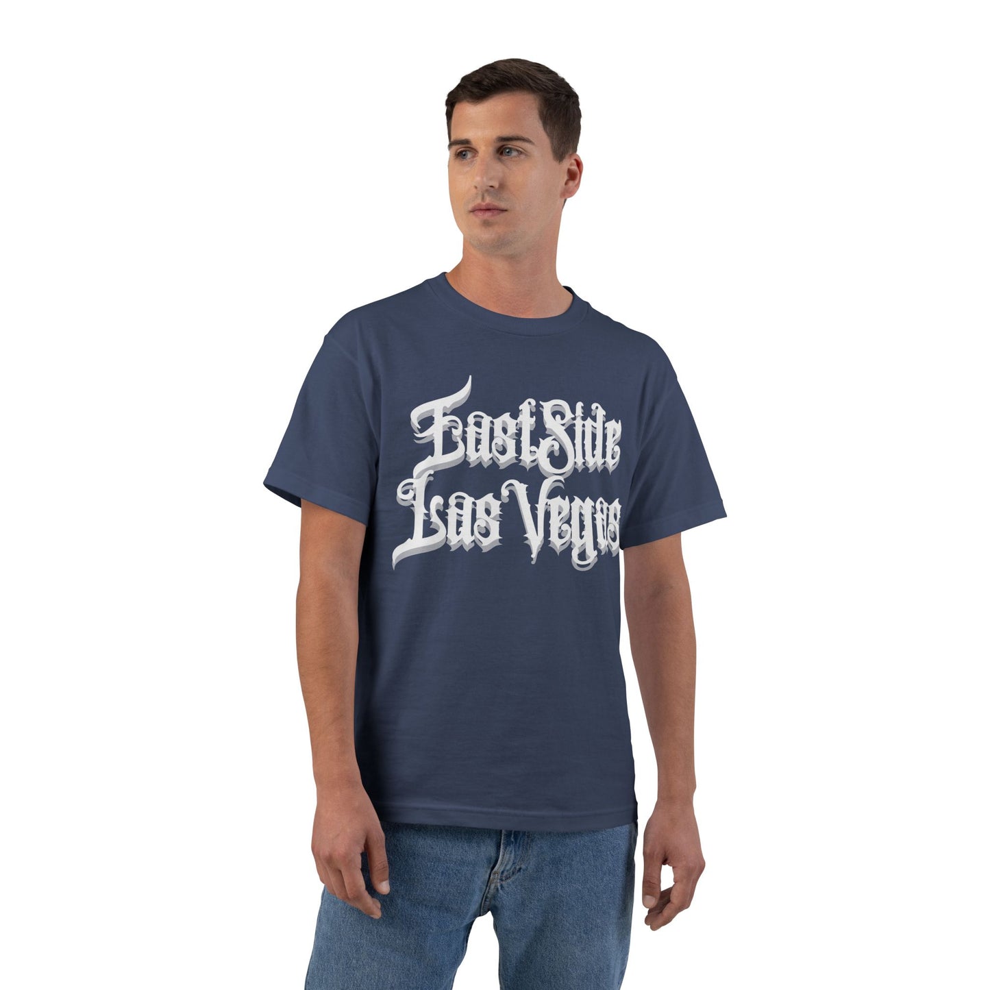 "Beefy-T® White East Side Las Vegas" T-Shirt