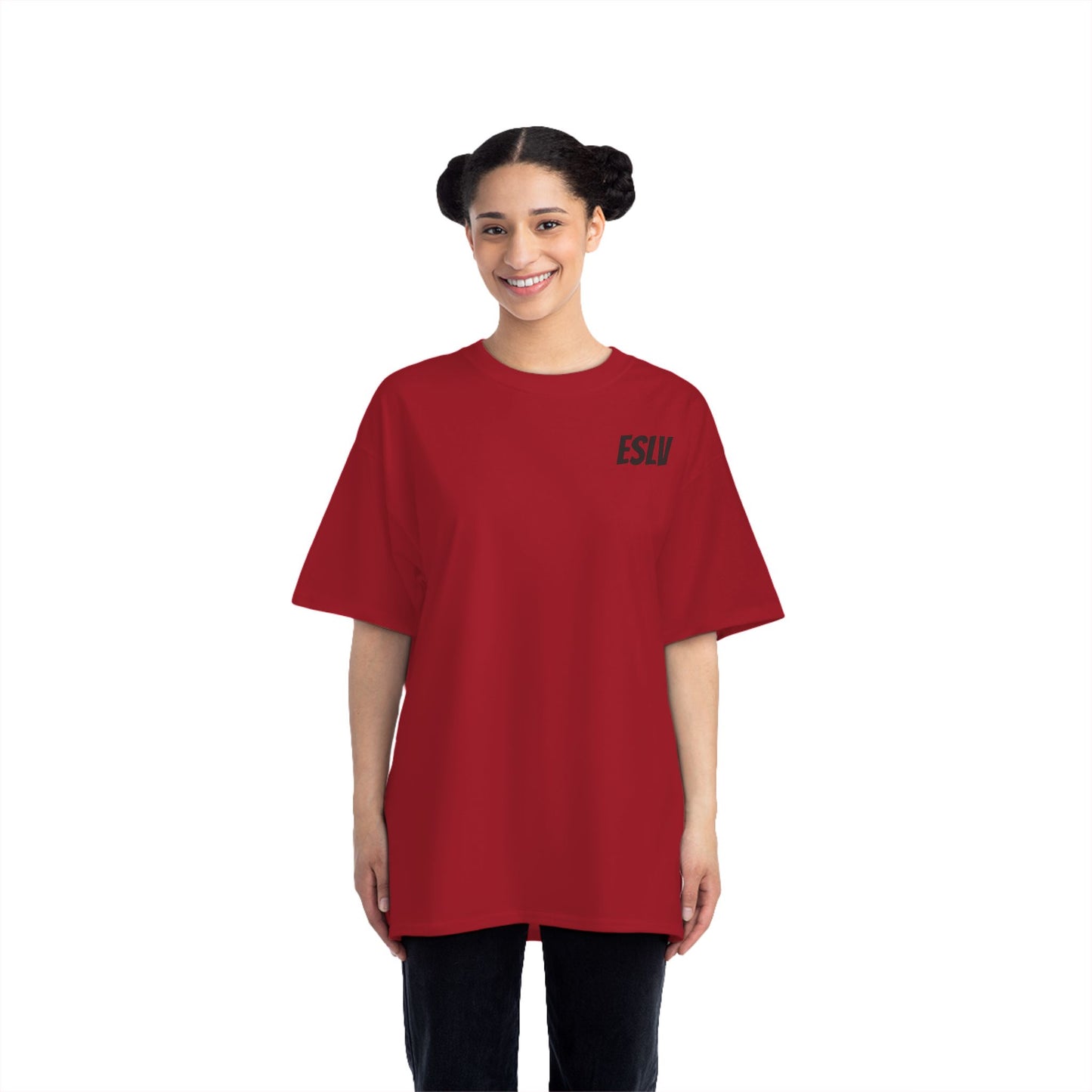 "Beefy-T® ESLV" Black Baby Logo T-Shirt