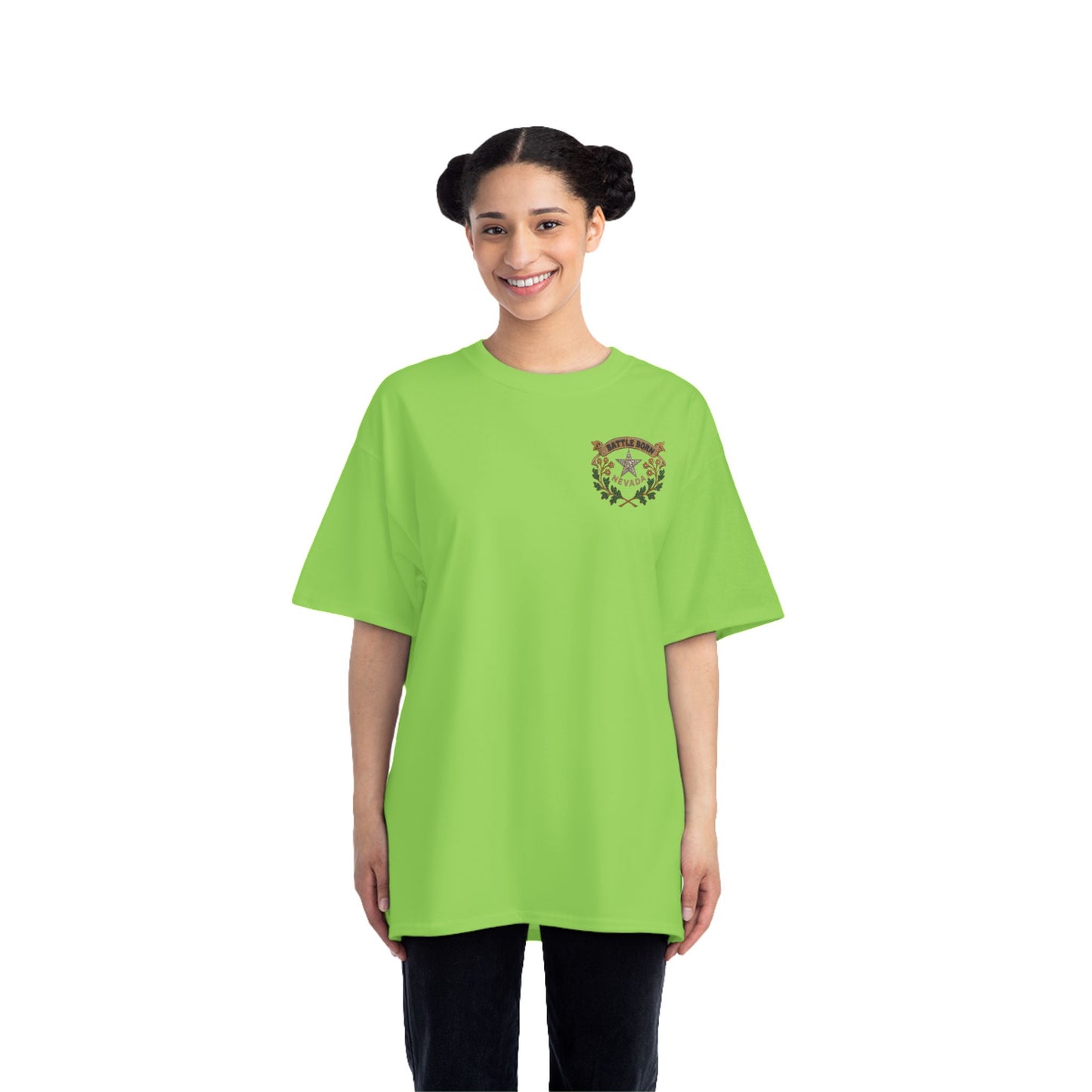 "Beefy-T® Battle Born Crest" T-Shirt
