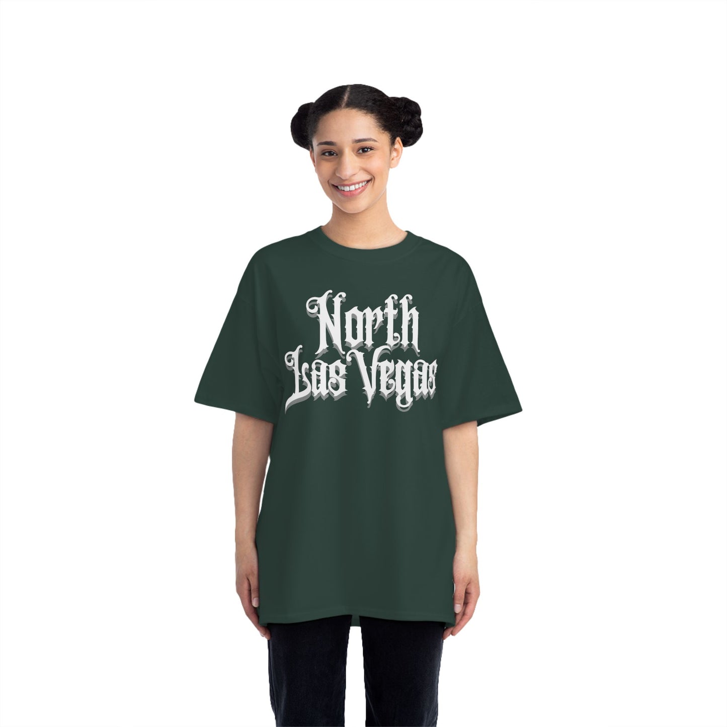 "Beefy-T® White North Las Vegas" T-Shirt