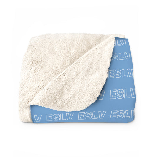 "ESLV" Cozy Sherpa Fleece Blanket