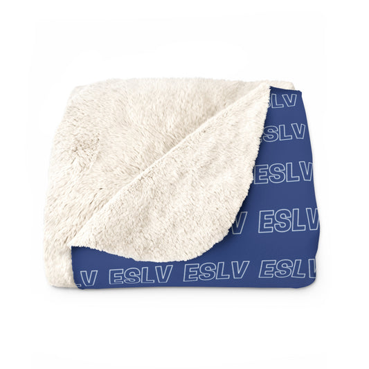 "ESLV" Cozy Sherpa Fleece Blanket