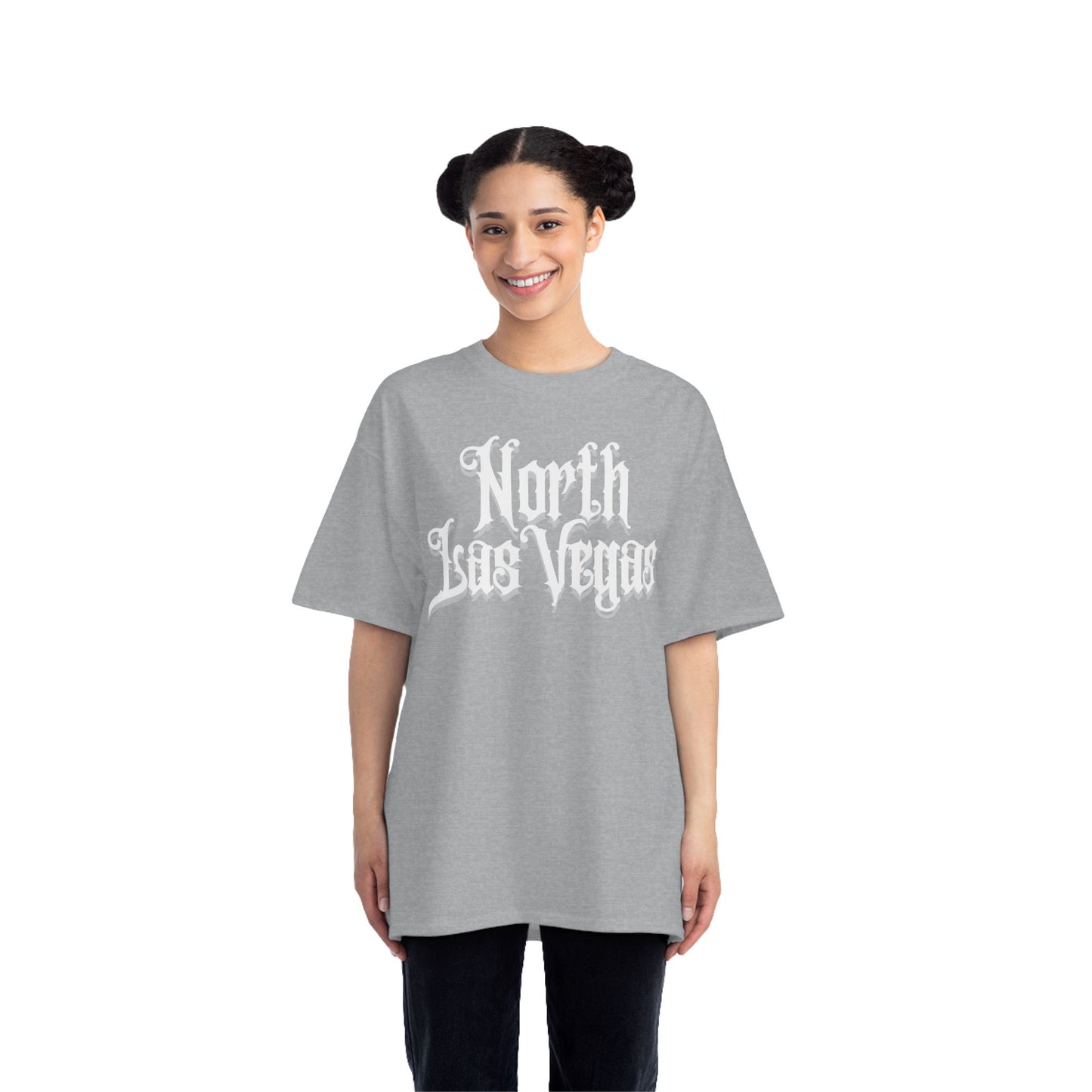 "Beefy-T® White North Las Vegas" T-Shirt