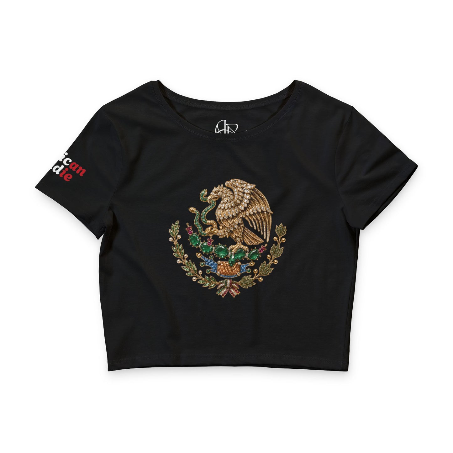 "Mexican Crest" Crop Tee