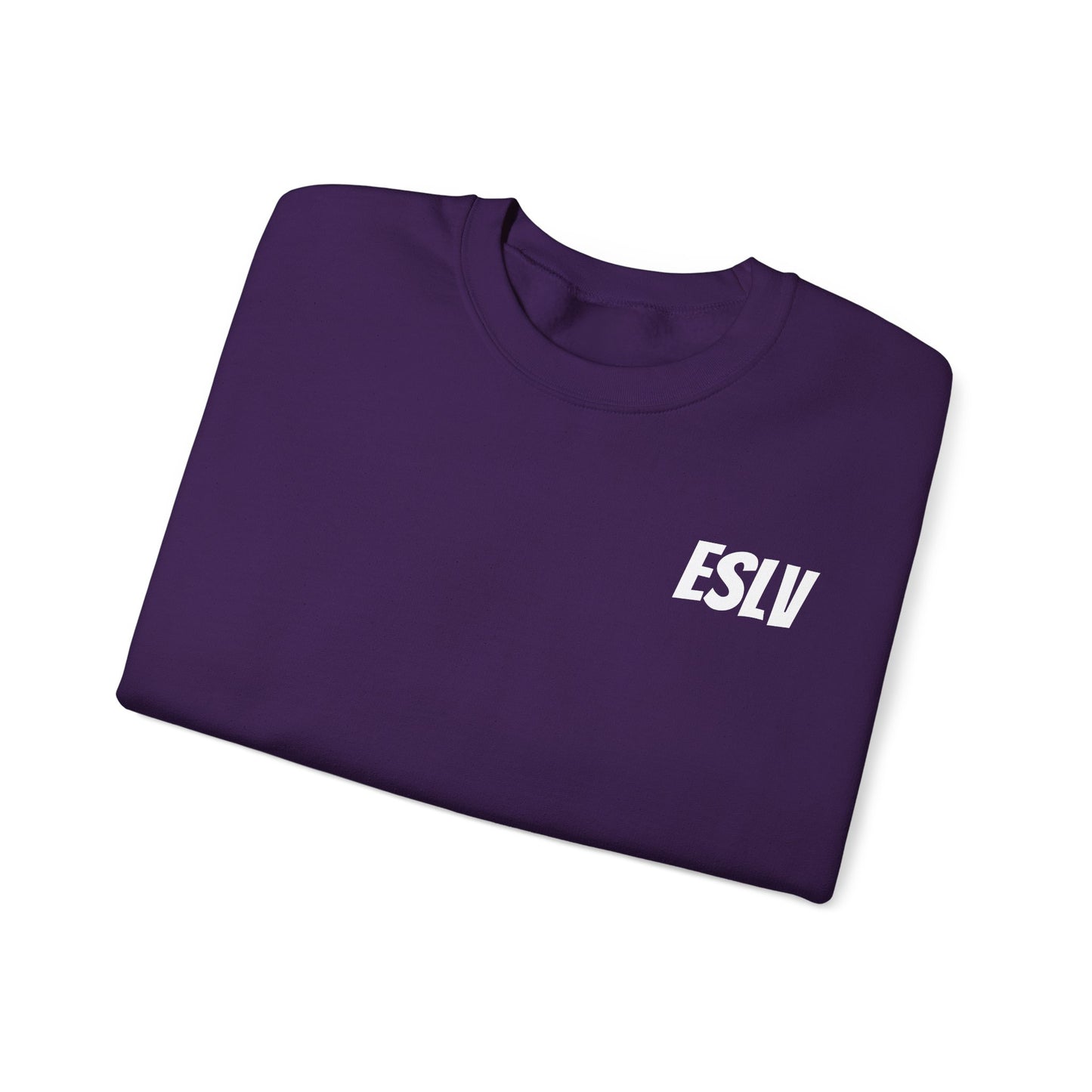 ESLV Crewneck Sweatshirt – Minimal Logo Black Pullover