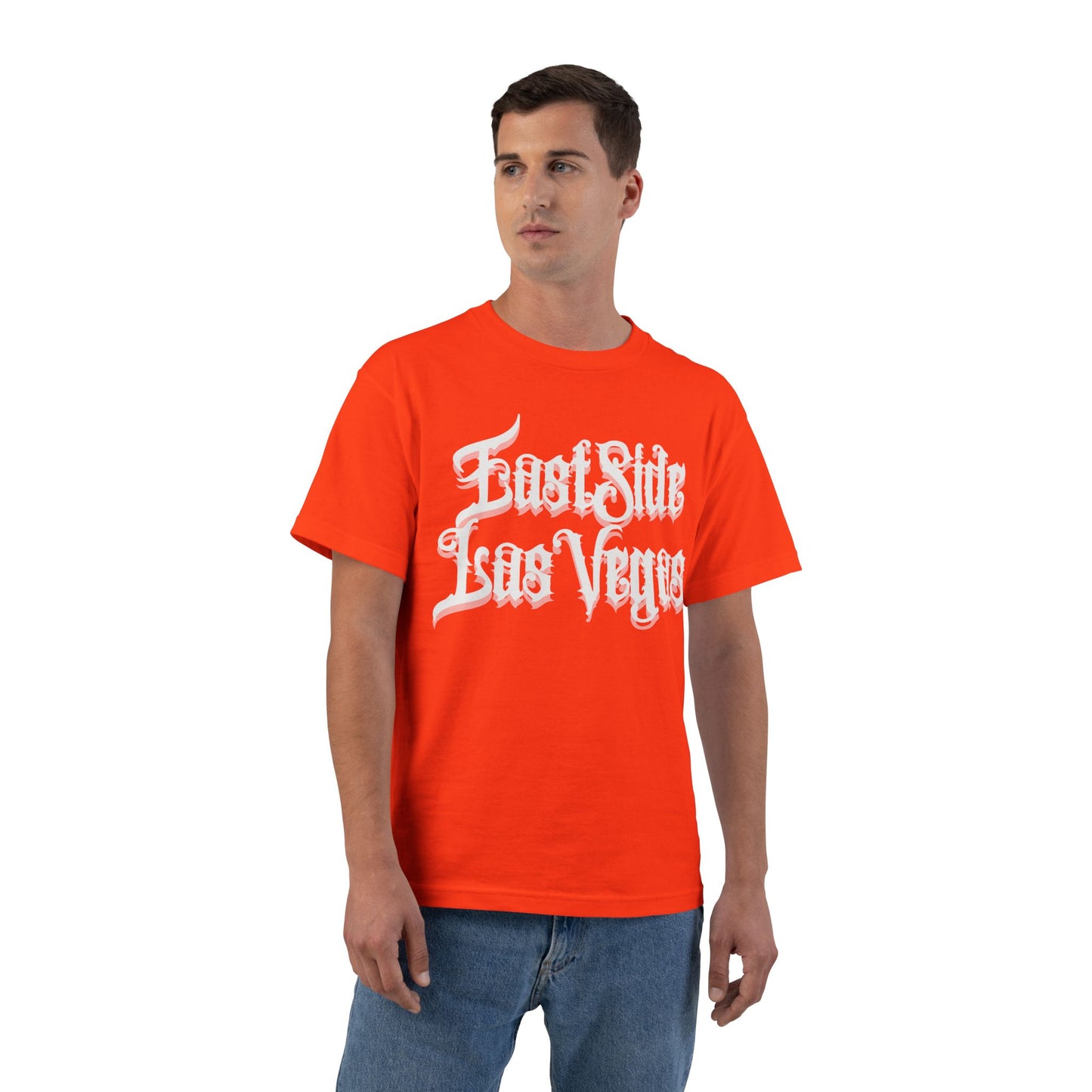 "Beefy-T® White East Side Las Vegas" T-Shirt