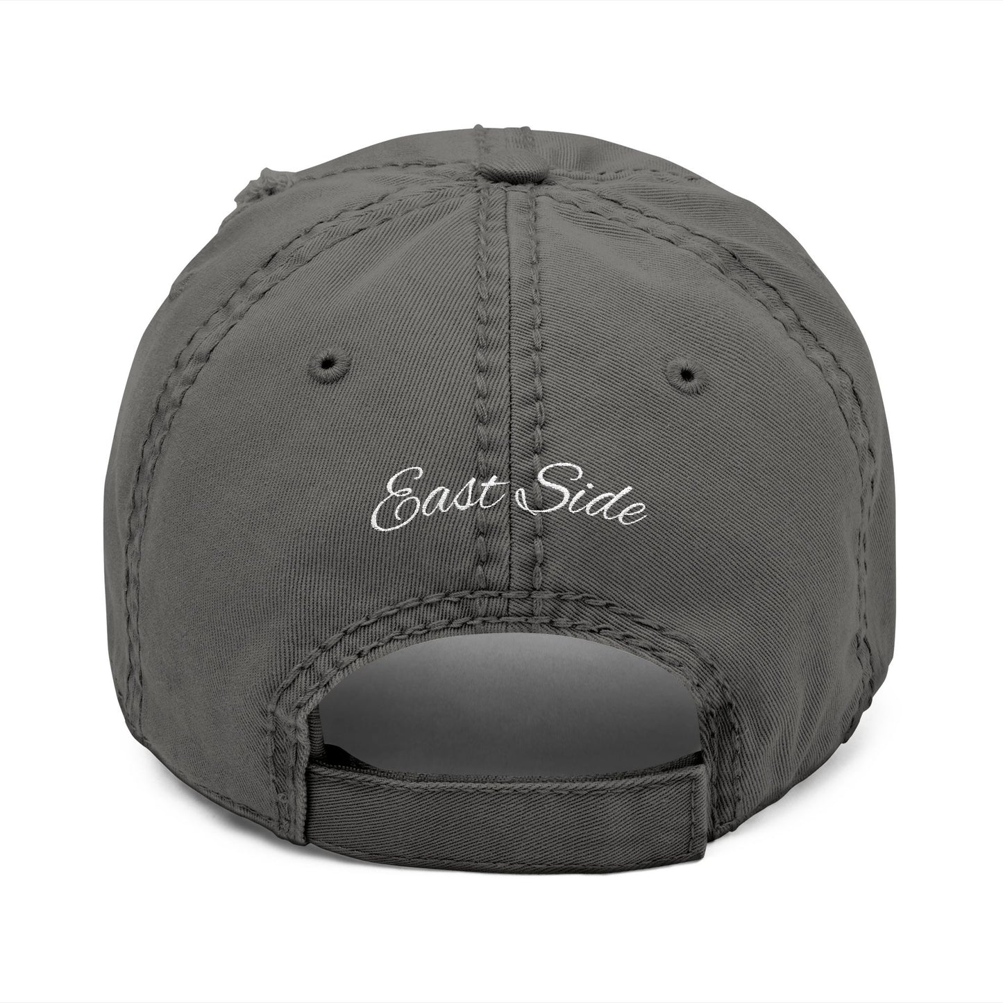 "ESLV" Distressed Embroidered Hat