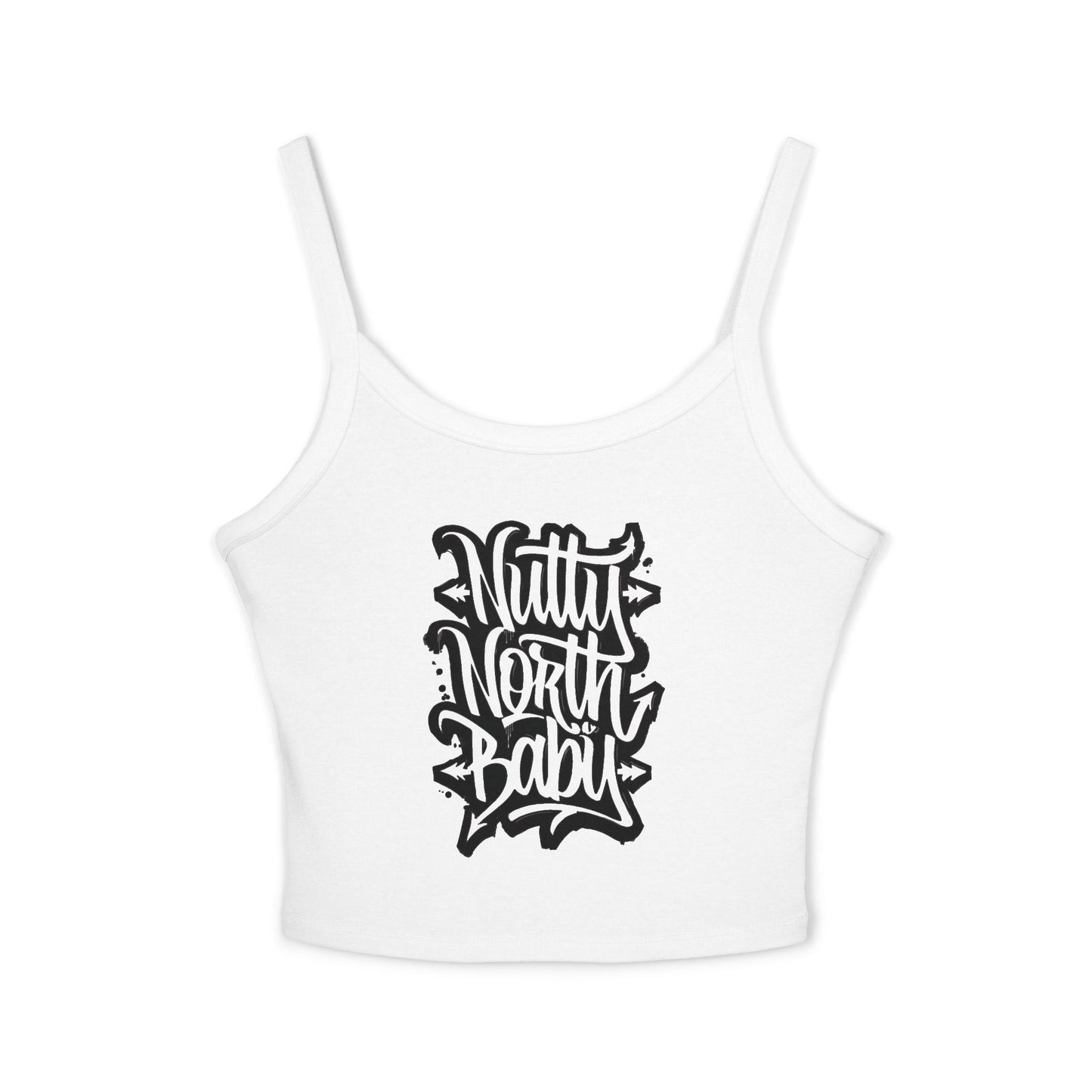 "Nutty North Graff" Spaghetti Strap Tank