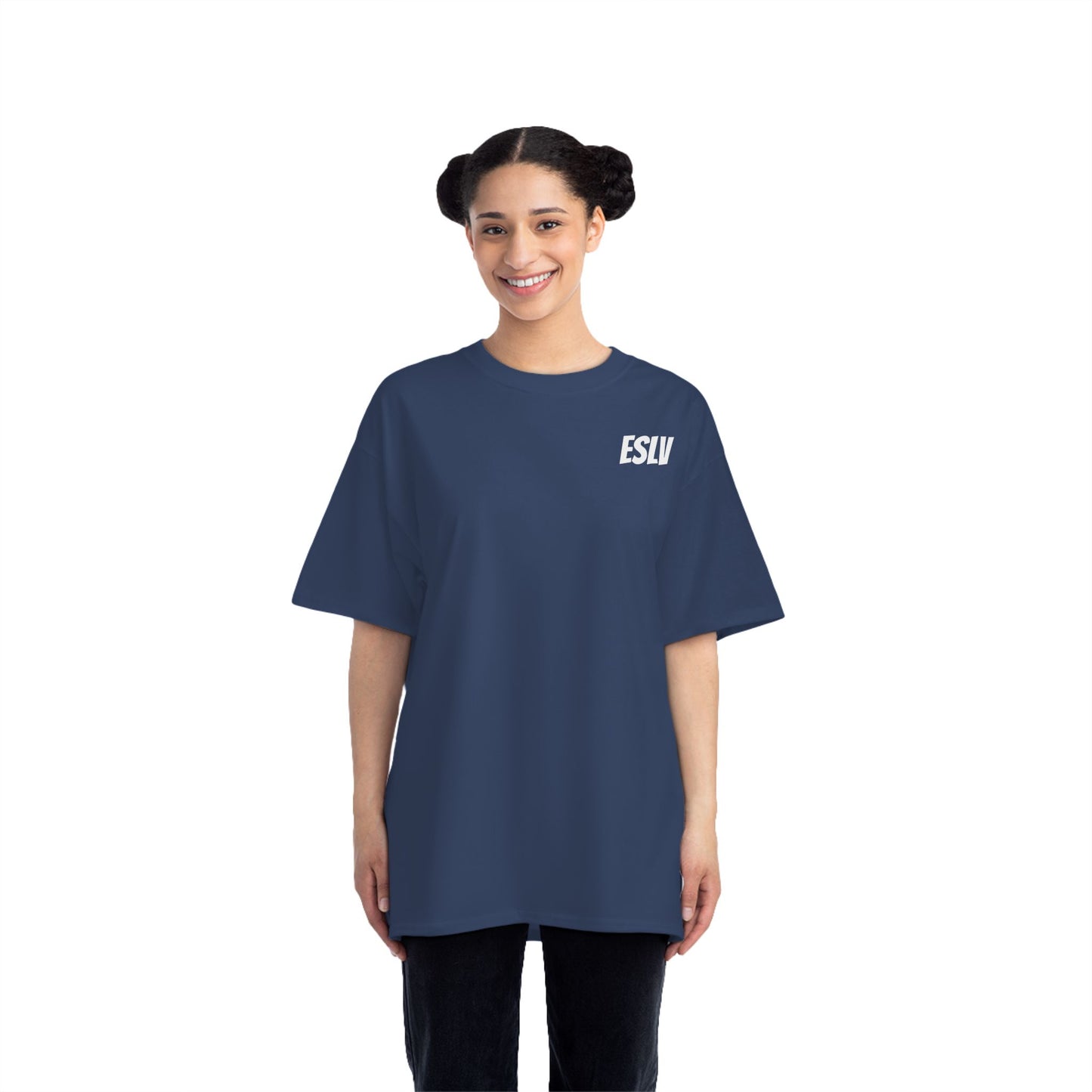"Beefy-T® ESLV" White Baby Logo T-Shirt