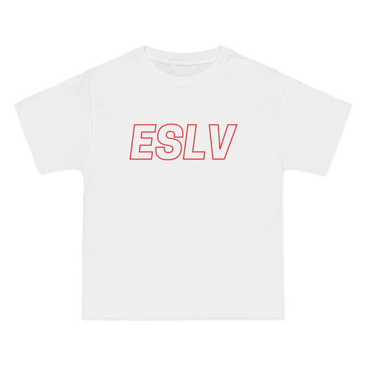 "Beefy-T® ESLV" Red Logo T-Shirt