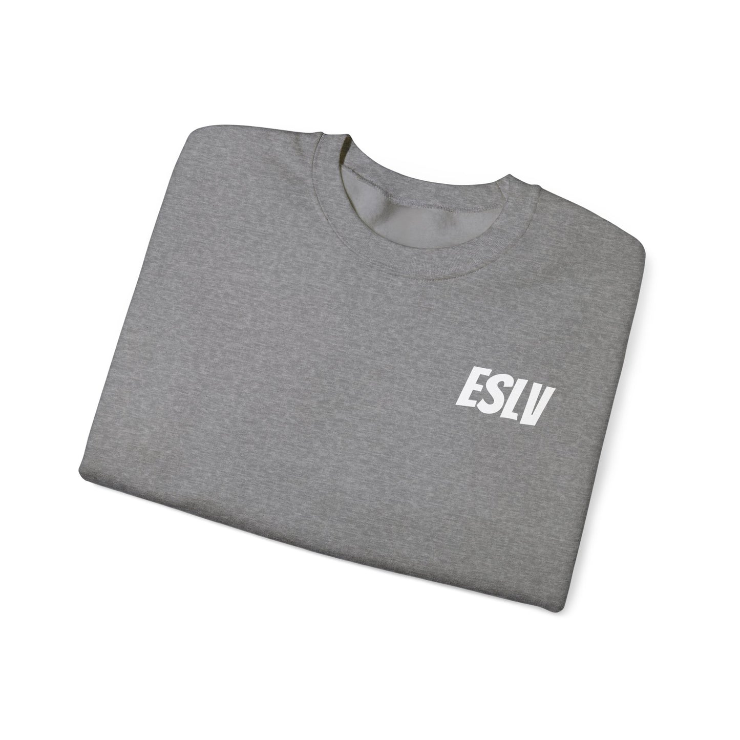 ESLV Crewneck Sweatshirt – Minimal Logo Black Pullover